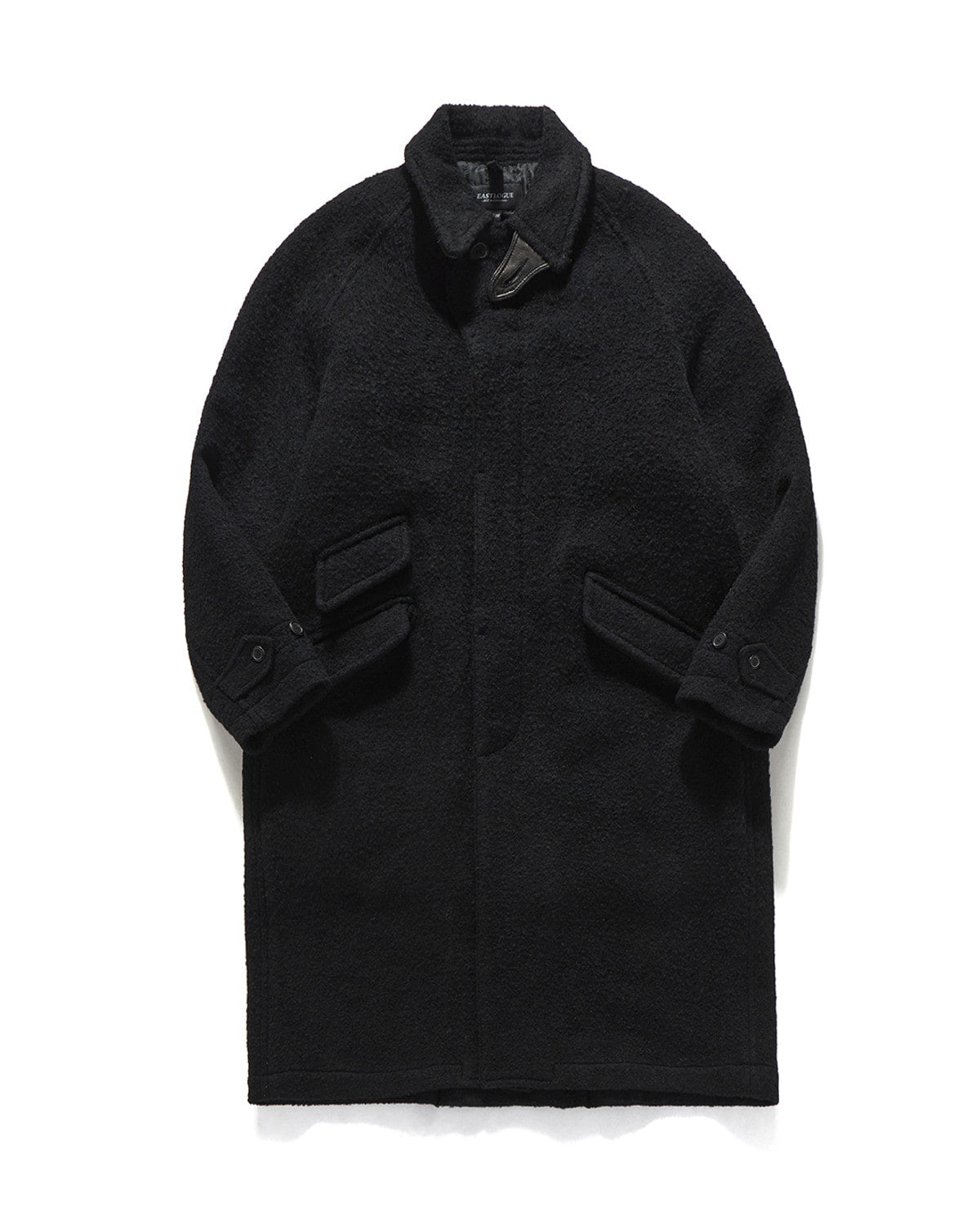Eastlogue - Highland Balmacaan Coat (Ashed Black) product image 1 | TRAB K-Fashion Australia