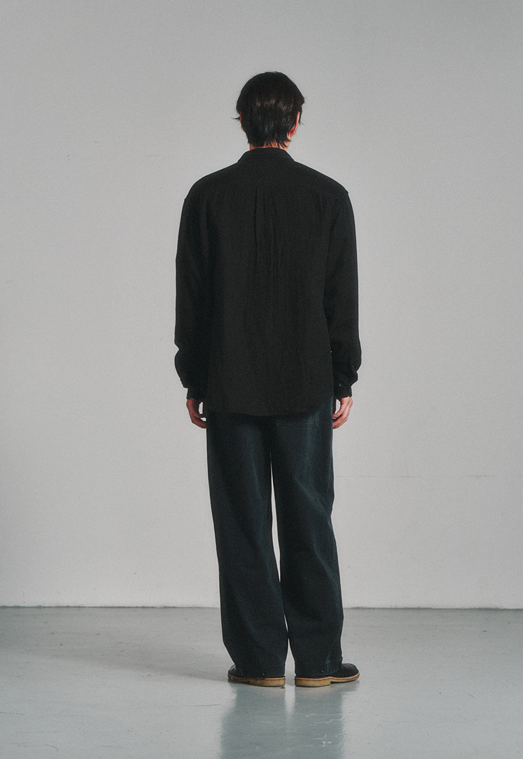 Art if acts - Washed Gauze Shirt (Black) product image 4 | TRAB K-Fashion Australia