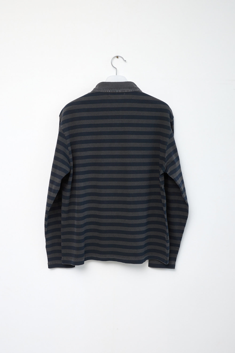 Hatchingroom - VTG Stripe Polo Tee Dyed (Blue) product image 2 | TRAB K-Fashion Australia