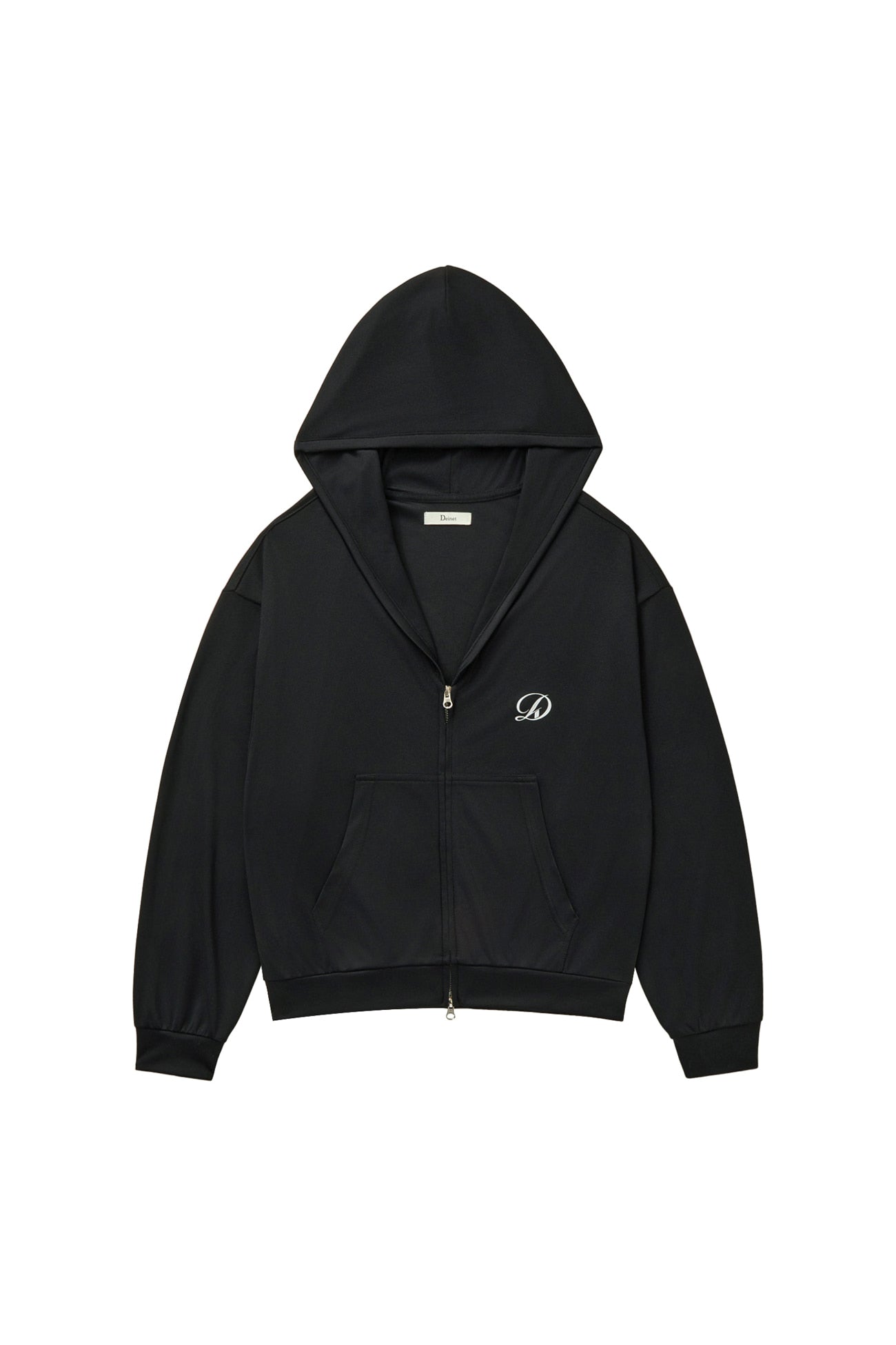 Deinet - Cool Mesh Hooded Zip Up (Black) product image 1 | TRAB K-Fashion Australia