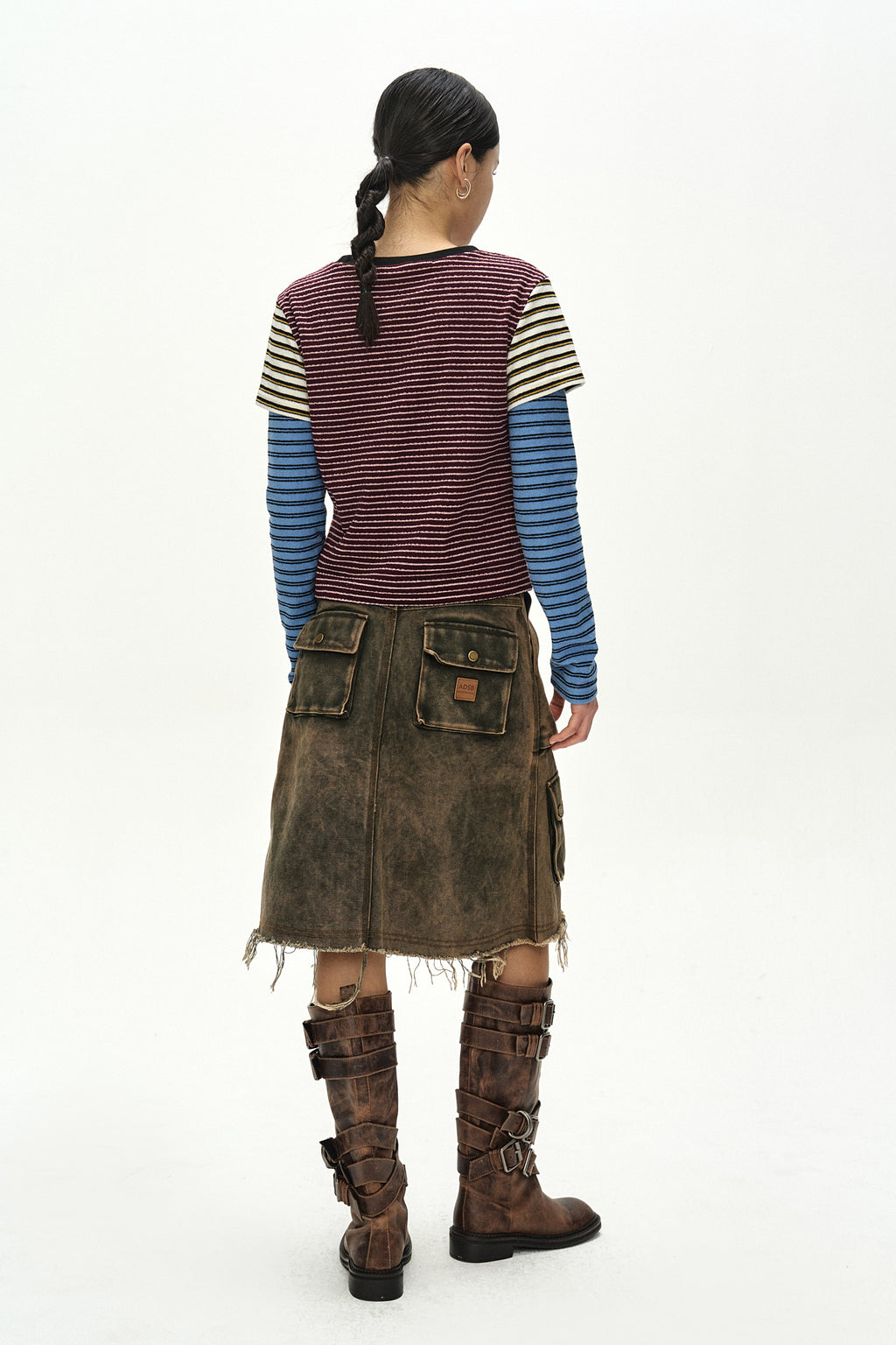 Andersson Bell - Terry Multi Stripe Ls T-Shirt (multi) (Multi) product image 3 | TRAB K-Fashion Australia