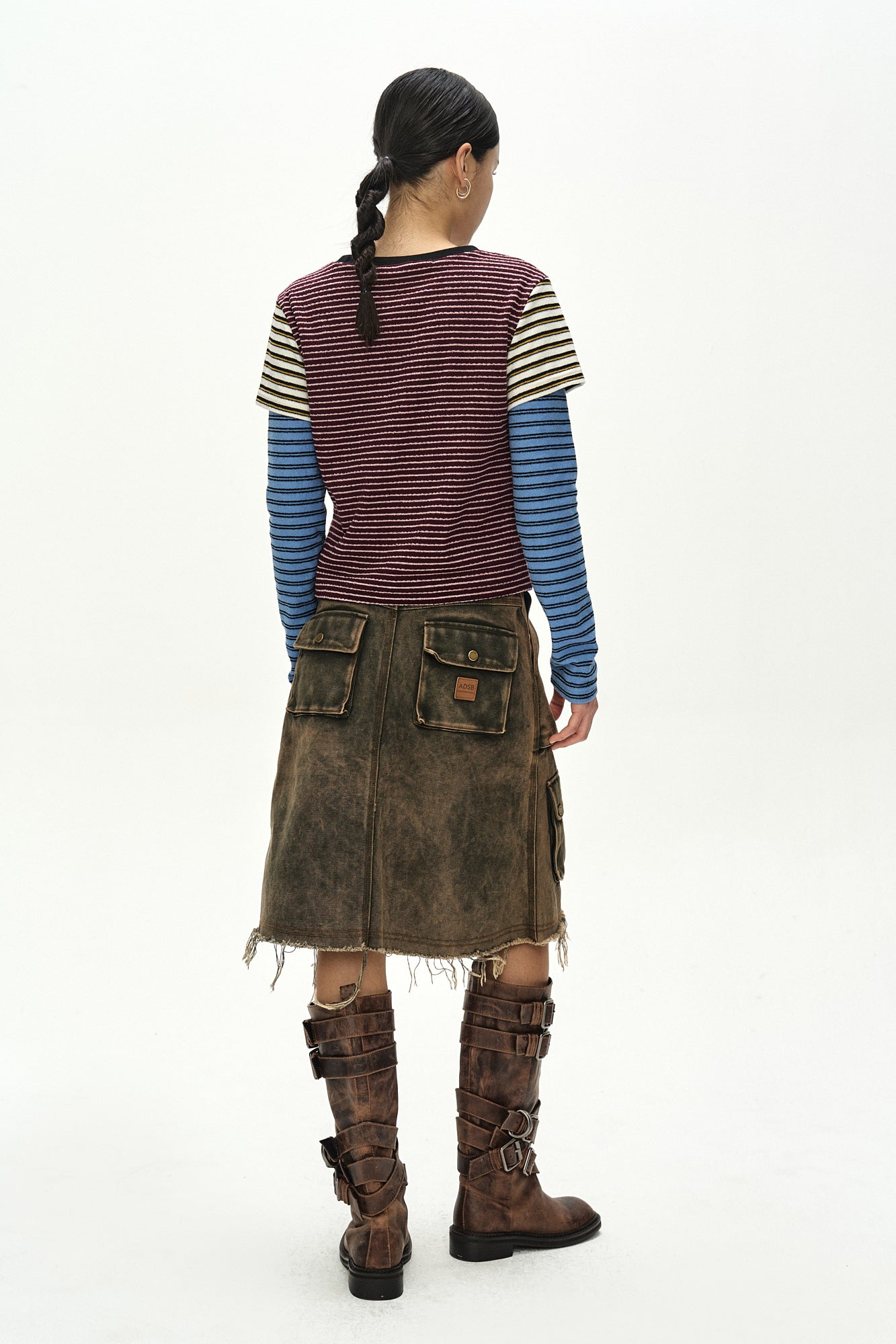 Andersson Bell - Terry Multi Stripe Ls T-Shirt (multi) (Multi) product image 3 | TRAB K-Fashion Australia