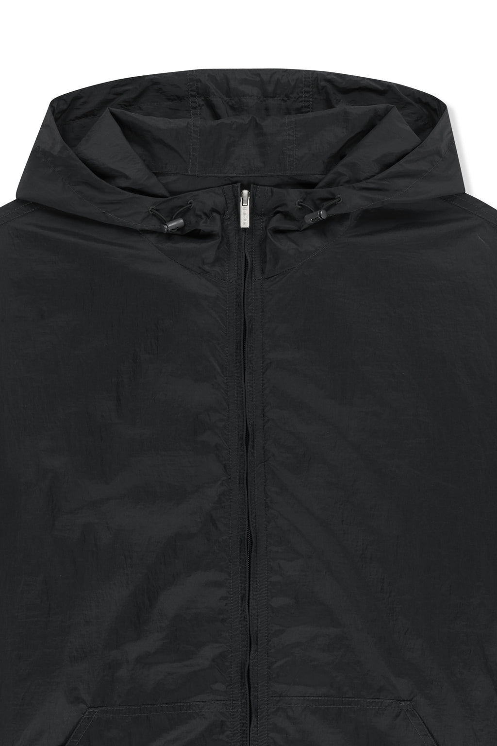 Matin Kim - Back Logo Hoody Windbreaker (Charcoal) product image 3 | TRAB K-Fashion Australia
