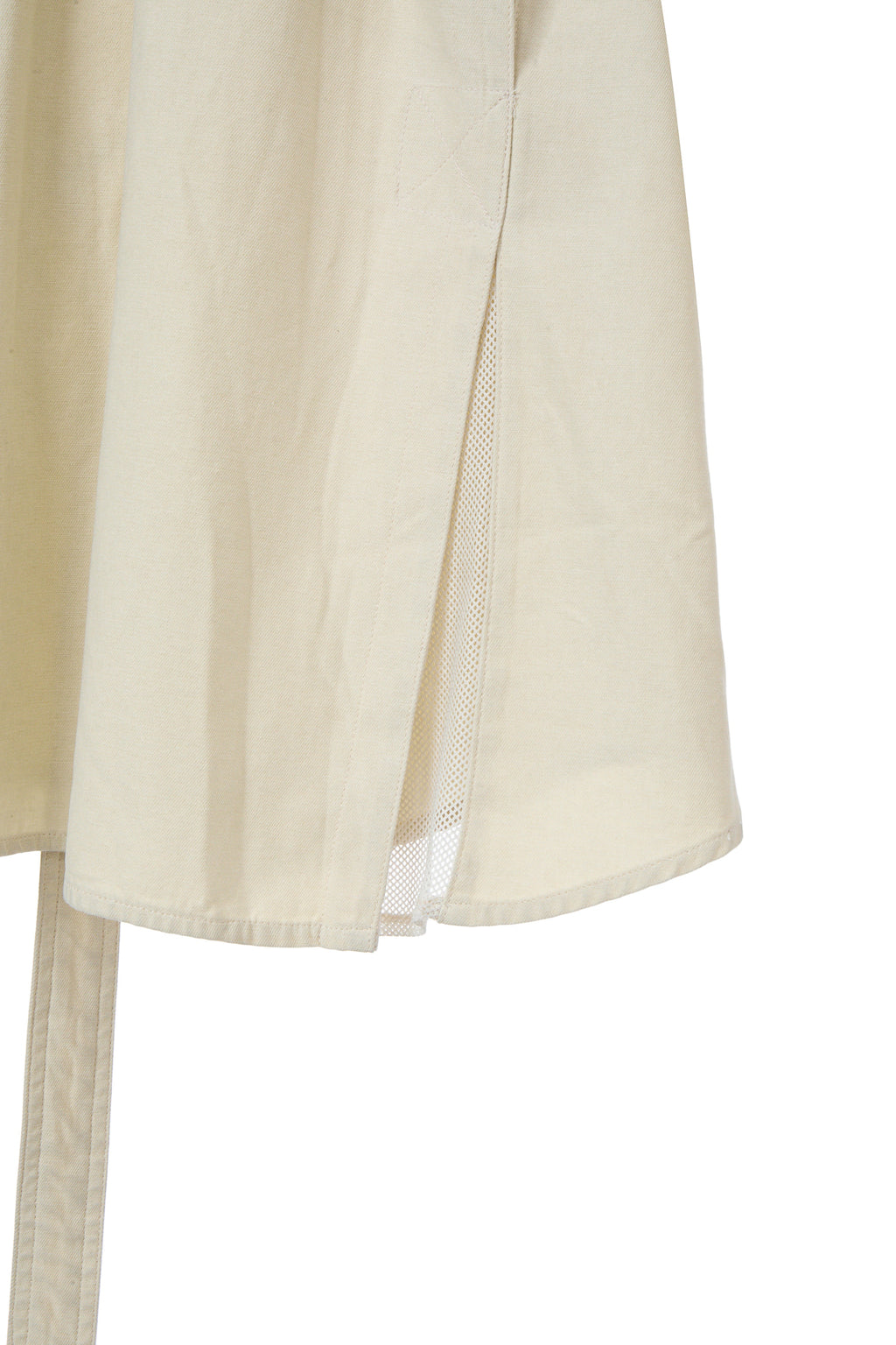 Deinet - Frayed Cotton Shirt (Oatmeal) product image 6 | TRAB K-Fashion Australia