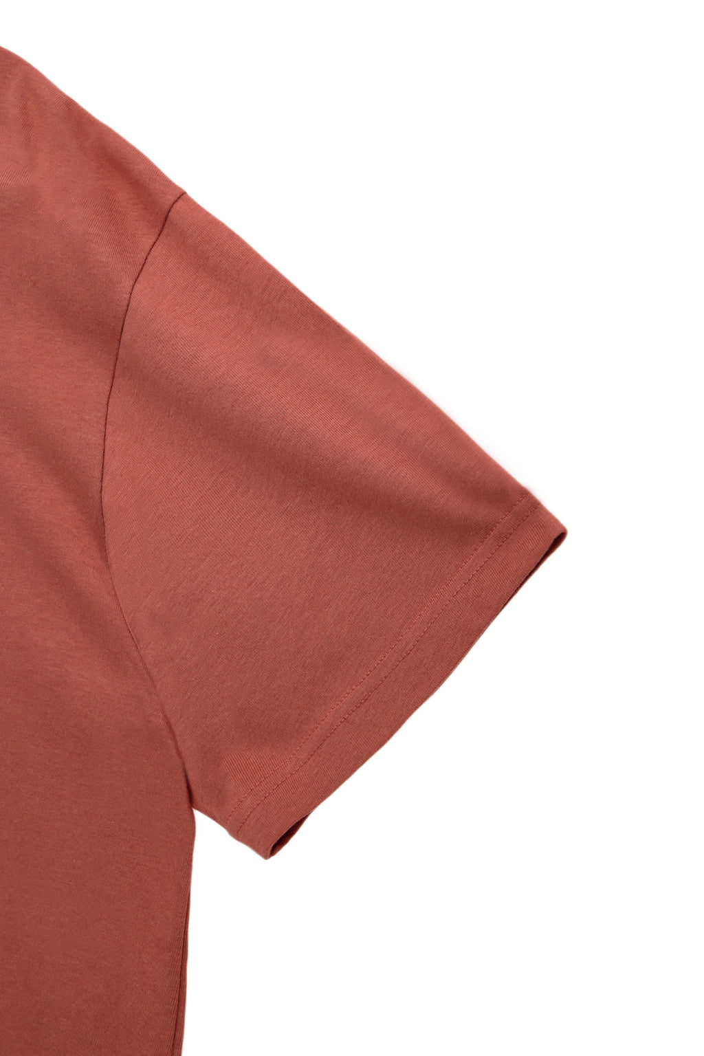 Matin Kim - Stamp Logo Graphic Oversize Top (Brick) product image 4 | TRAB K-Fashion Australia