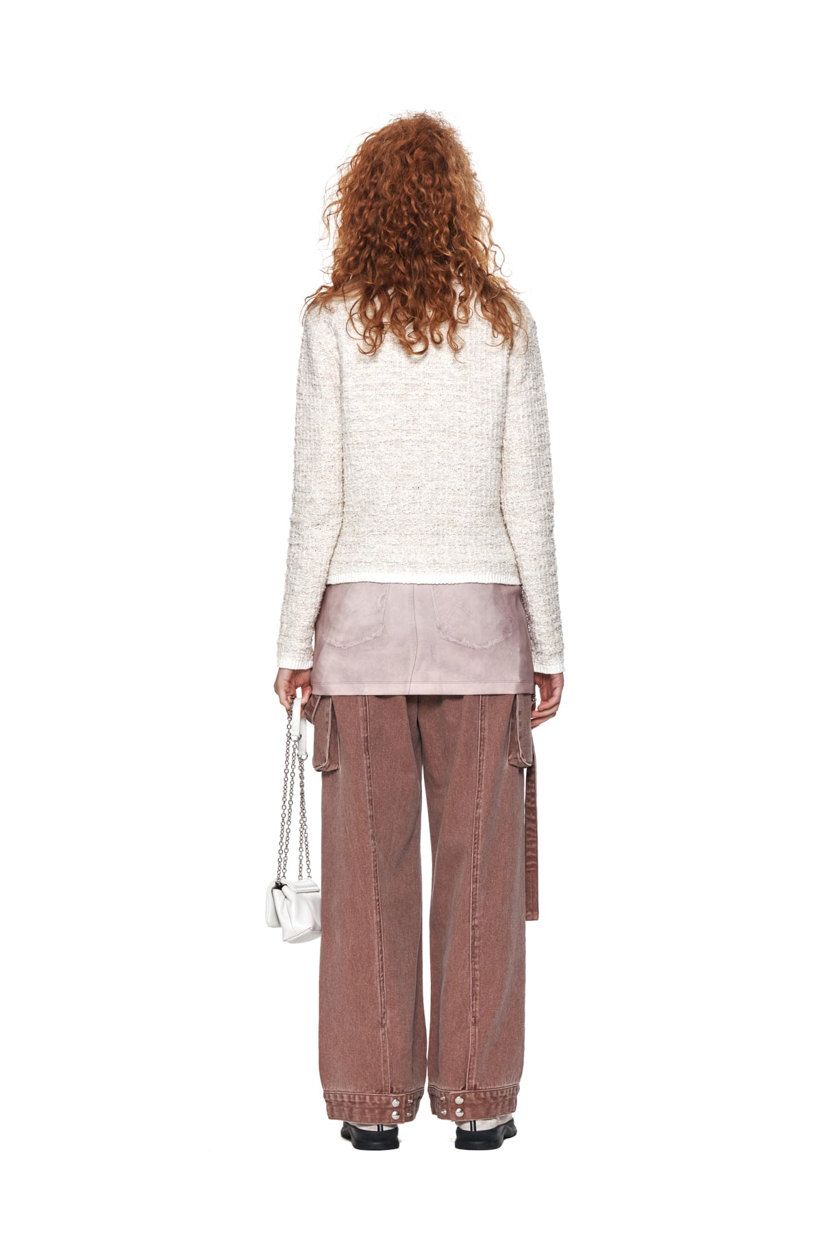 Matin Kim - Color Dying Cargo Pants (Indian Pink) product image 7 | TRAB K-Fashion Australia