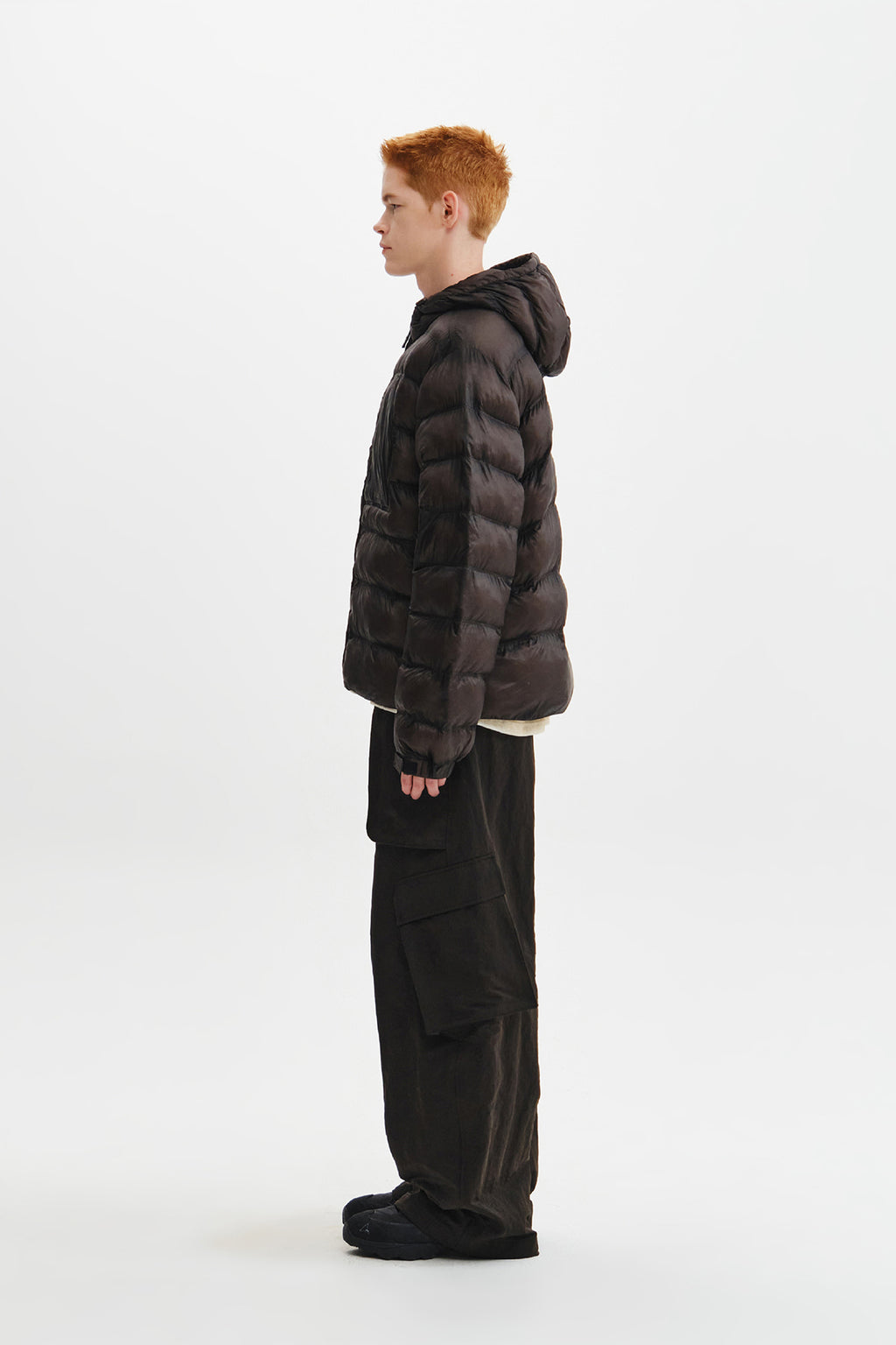 Matin Kim - Cloud Shell Hoody Padding Jumper (Charcoal) product image 9 | TRAB K-Fashion Australia