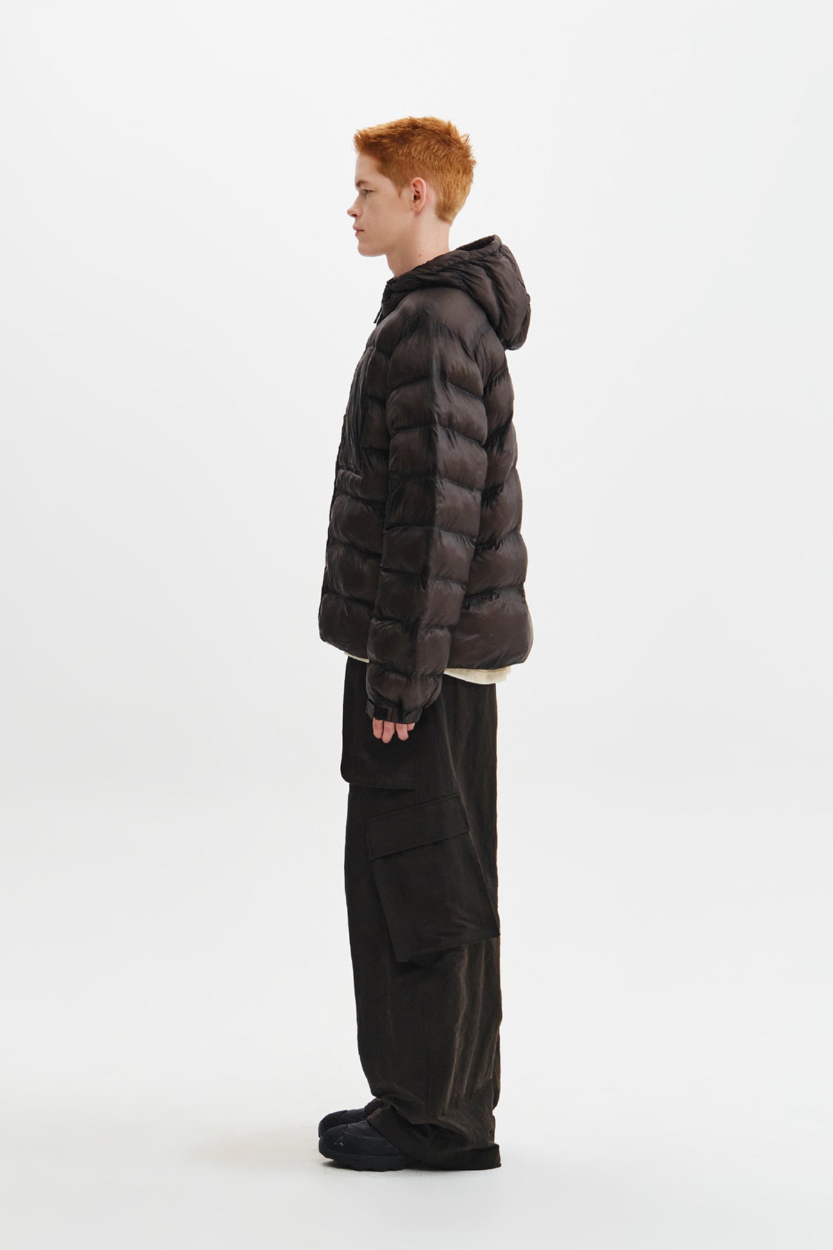 Matin Kim - Cloud Shell Hoody Padding Jumper (Charcoal) product image 9 | TRAB K-Fashion Australia