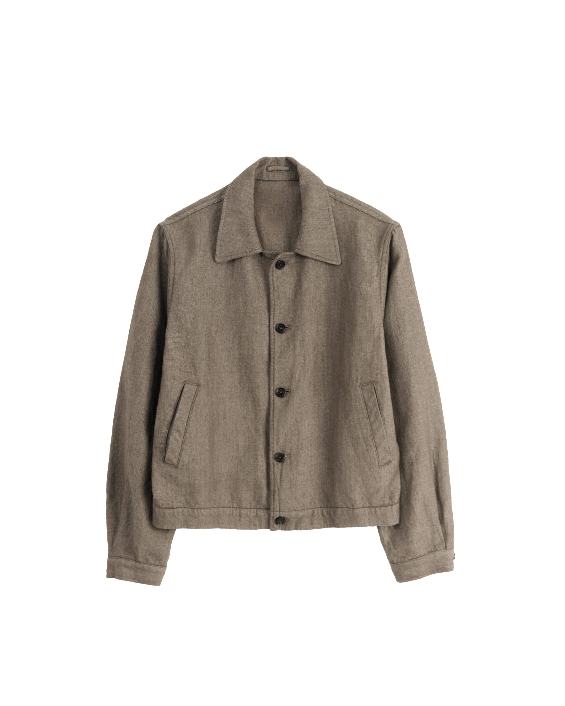 Brownyard - Boiled Wool Twill Jacket (Brown) product image 5 | TRAB K-Fashion Australia
