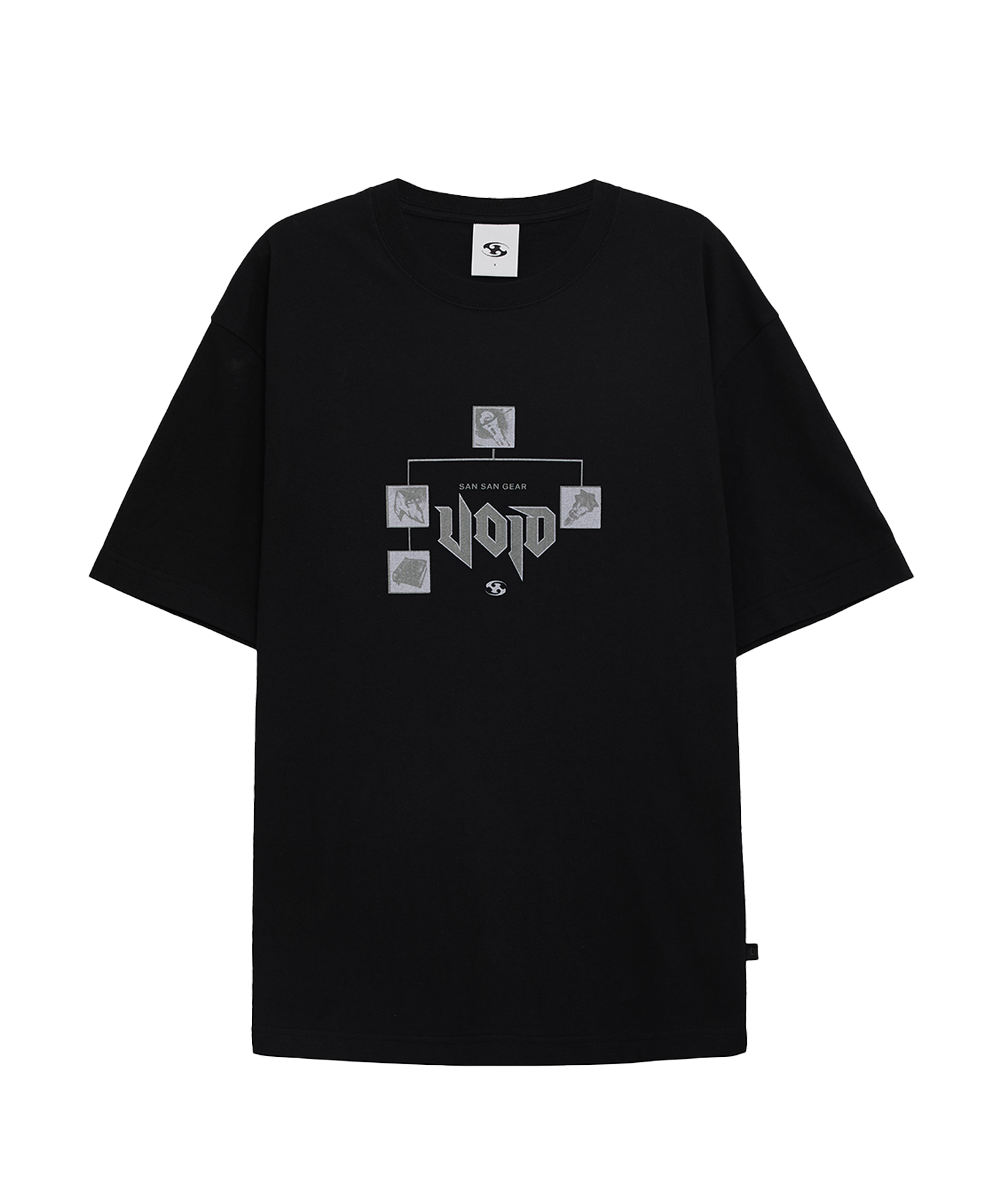San San Gear - Void Born T-Shirt (Black) product image 7 | TRAB K-Fashion Australia