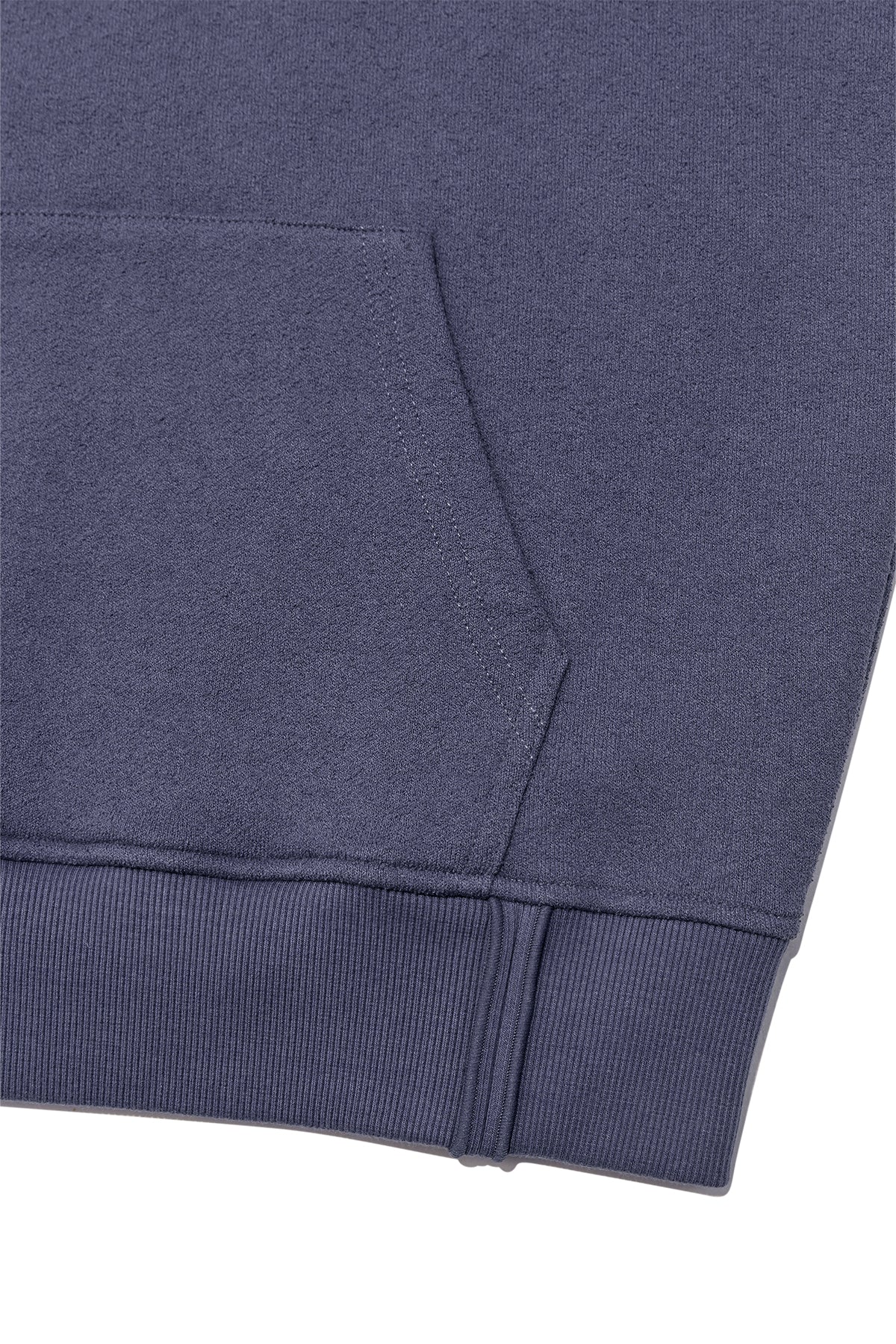 Matin Kim - Rib Cut Detail Logo Hoody (Smoke Blue) product image 5 | TRAB K-Fashion Australia