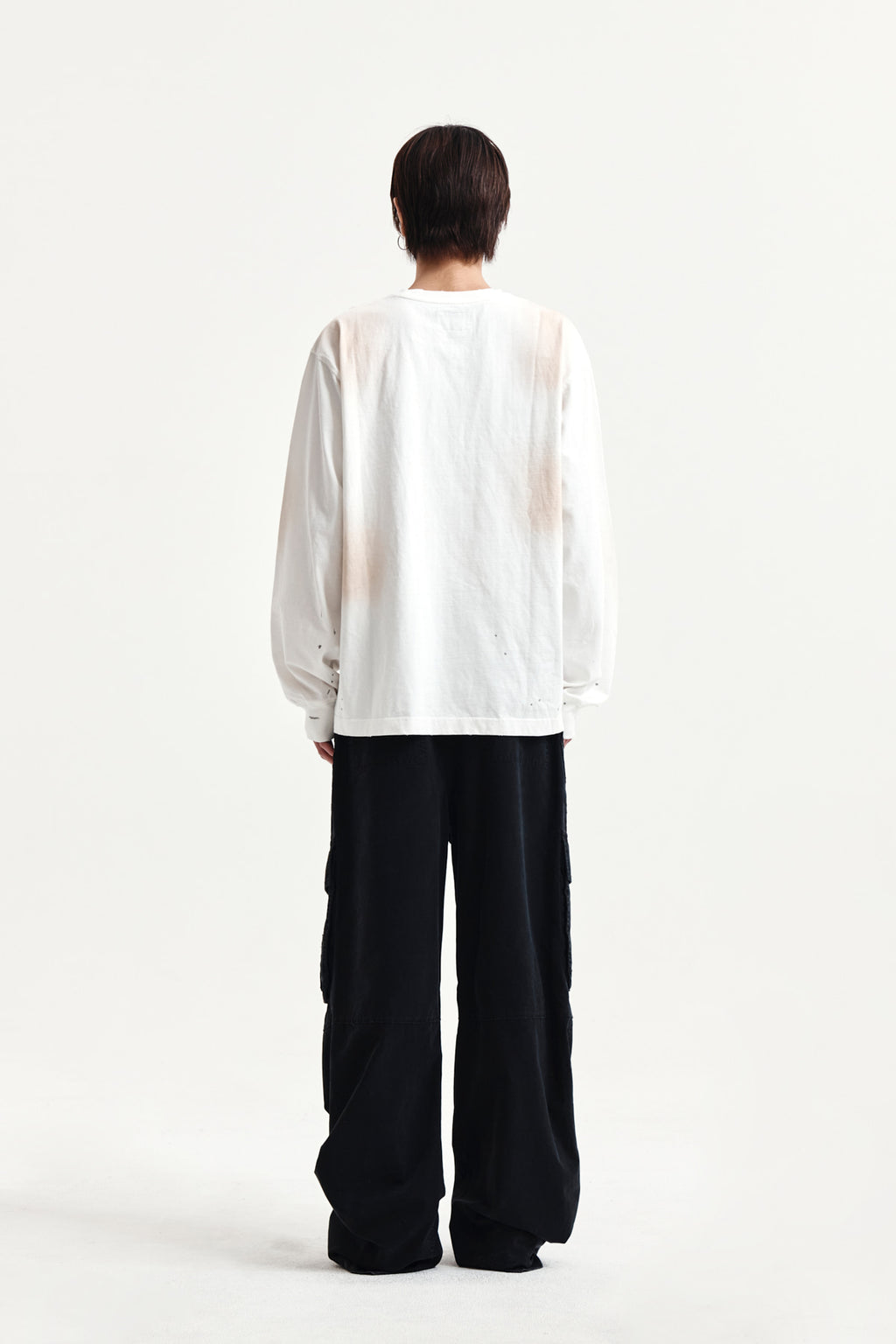 Matin Kim - Vintage Washed Logo Top (Ivory) product image 12 | TRAB K-Fashion Australia