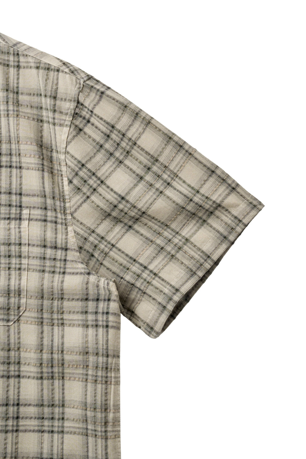 Hatchingroom - Arrow Shirt Over Dyed Check (Butter) product image 5 | TRAB K-Fashion Australia