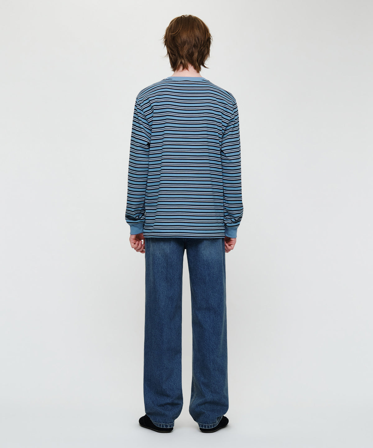 Marithe & Francois Girbaud - [Pre-order – Ships 7 Oct] Straight Denim Pants (Dark Blue) product image 4 | TRAB K-Fashion Australia