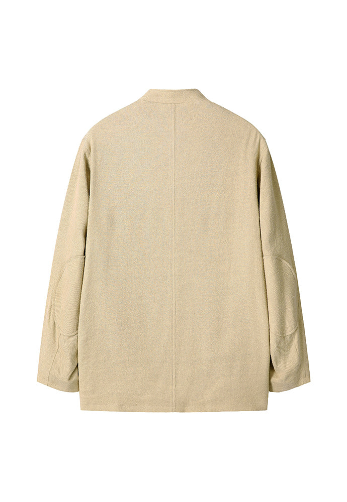 Art if acts - Silk French Forestiere Jacket (Beige) product image 8 | TRAB K-Fashion Australia