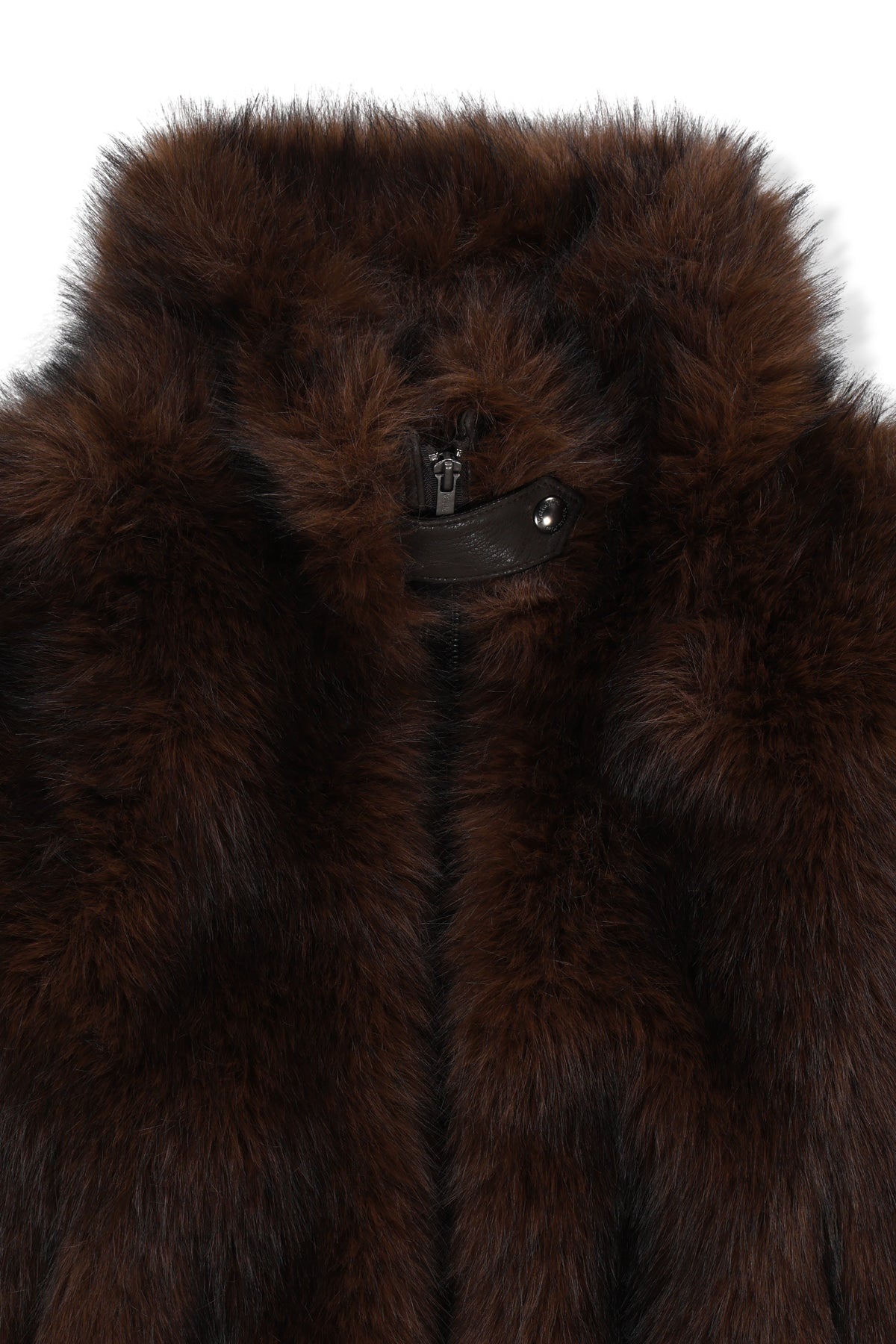 Matin Kim - Tab Detail Fur Jumper (Brown) product image 3 | TRAB K-Fashion Australia