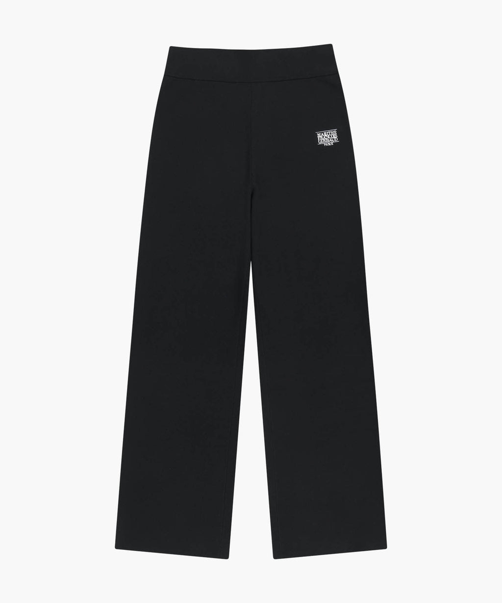 Marithe & Francois Girbaud - Classic Logo Knit Pants (Black) product image 6 | TRAB K-Fashion Australia