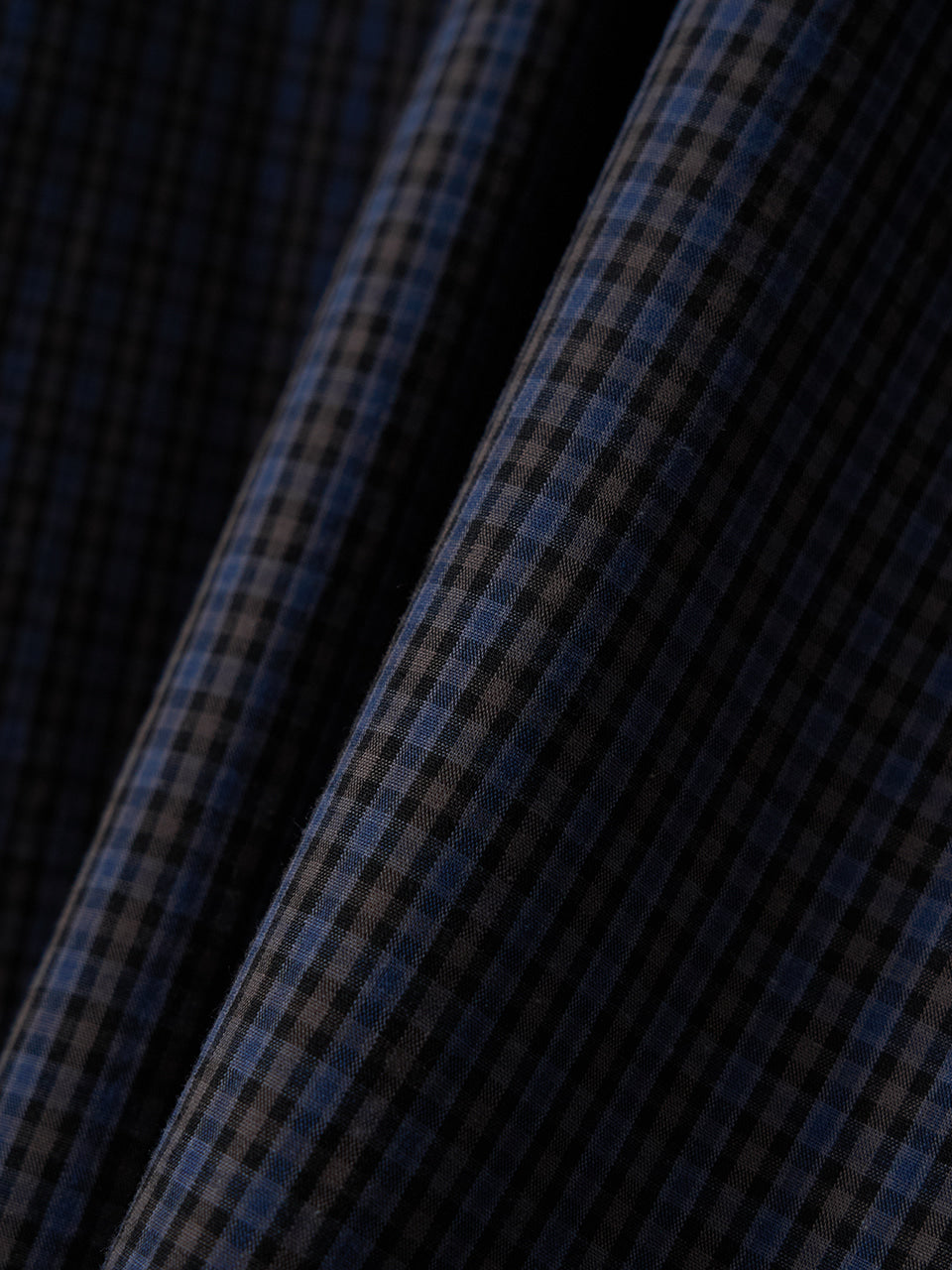 Kijun - Soft Check Shirt (Navy) product image 14 | TRAB K-Fashion Australia