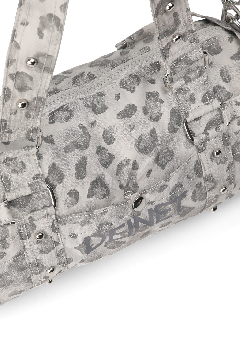 Deinet - Logo Leopard Duffle Mini Bag (Grey) product image 10 | TRAB K-Fashion Australia