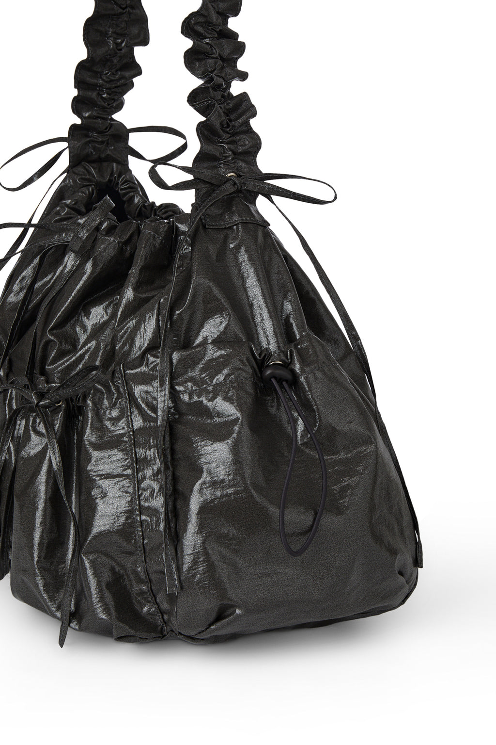 Deinet - Deinet Coating Shirring Bag (Black) product image 5 | TRAB K-Fashion Australia