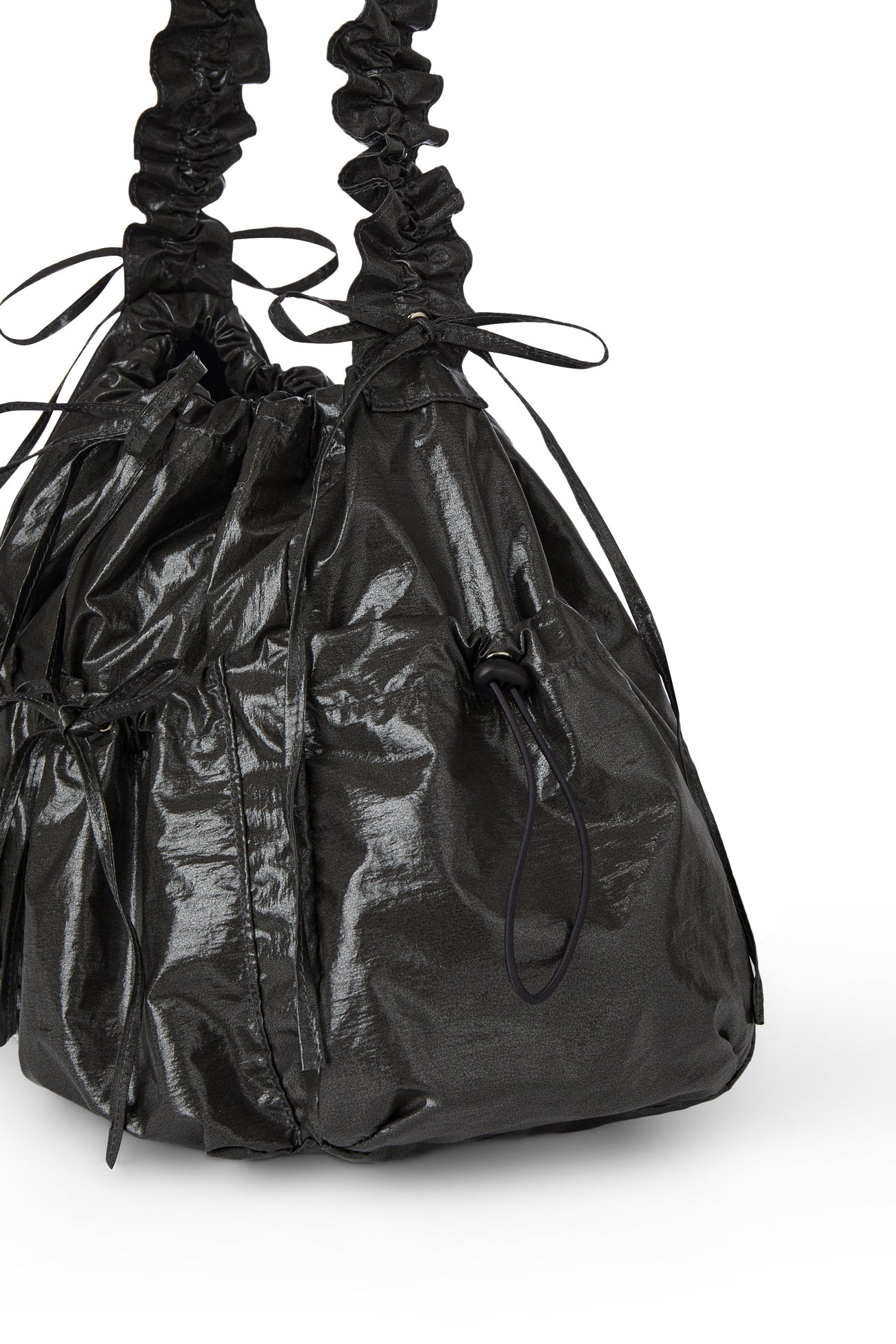 Deinet - Deinet Coating Shirring Bag (Black) product image 5 | TRAB K-Fashion Australia