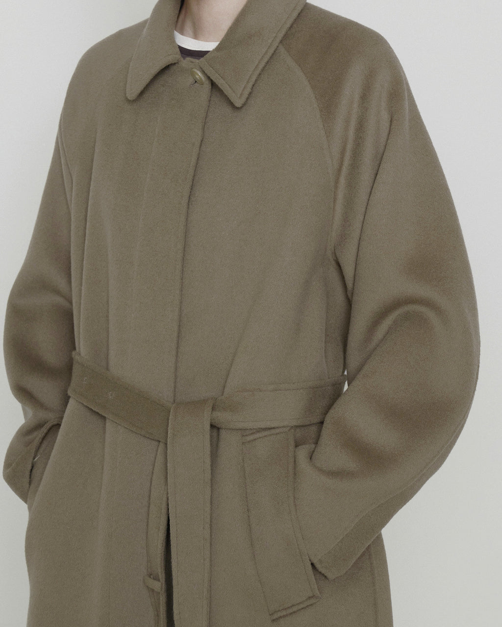 Brownyard - Handmade Belted Coat (Dark Beige) product image 5 | TRAB K-Fashion Australia