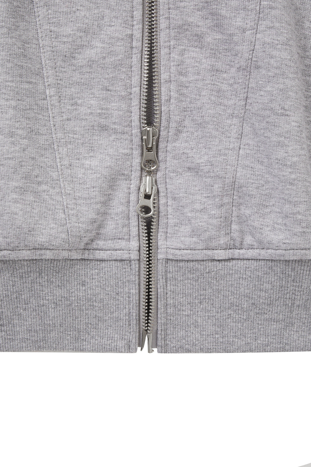 Deinet - Metal Detail Hood Zip Up (Melange Grey) product image 7 | TRAB K-Fashion Australia