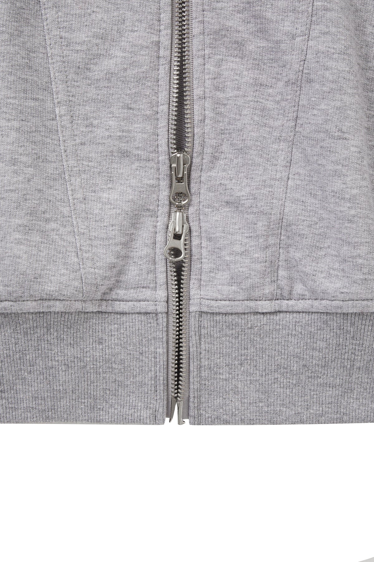 Deinet - Metal Detail Hood Zip Up (Melange Grey) product image 7 | TRAB K-Fashion Australia