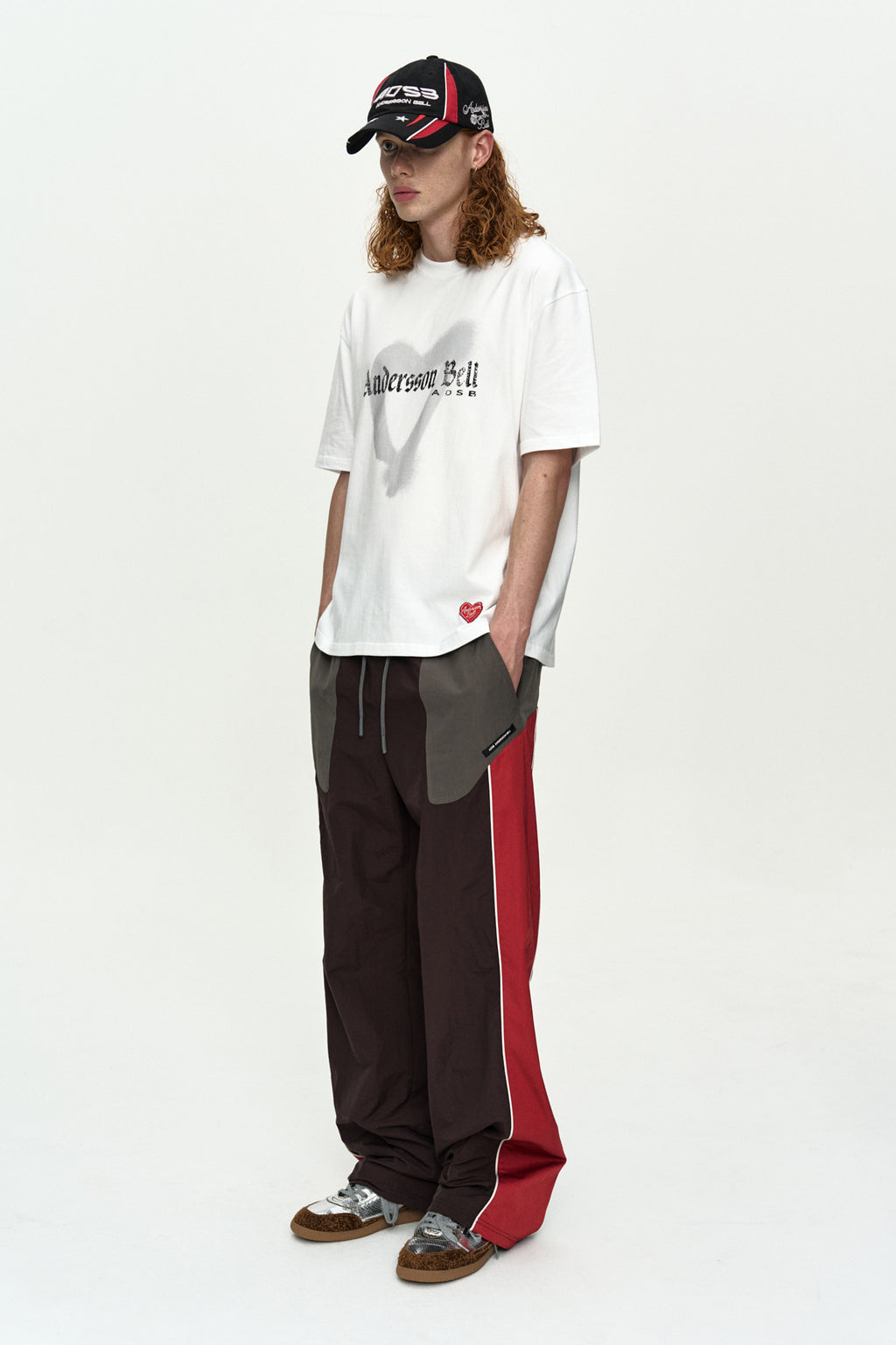 Andersson Bell - (essential) Unisex Heart T-Shirt (White) product image 3 | TRAB K-Fashion Australia