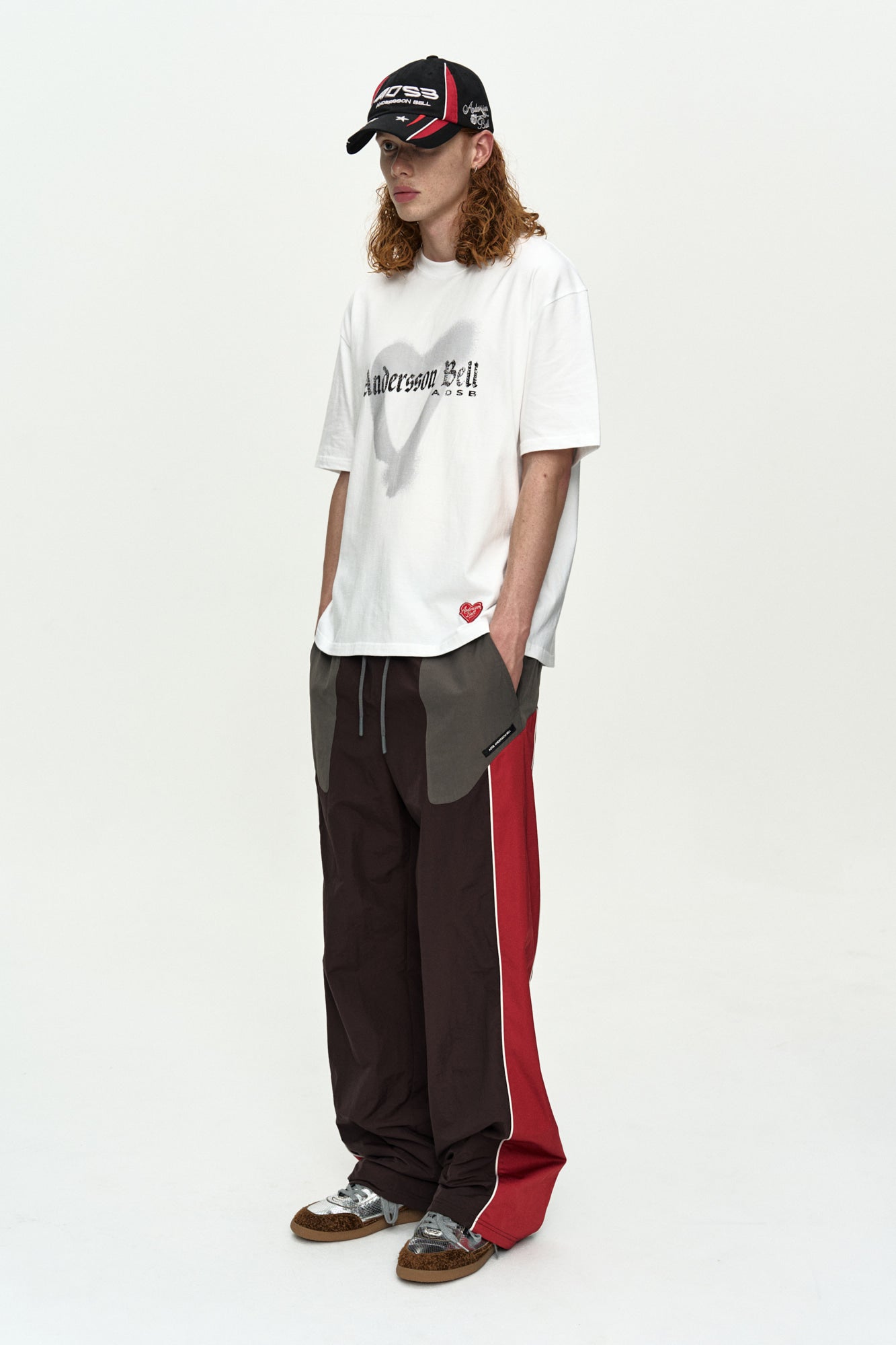 Andersson Bell - (essential) Unisex Heart T-Shirt (White) product image 3 | TRAB K-Fashion Australia