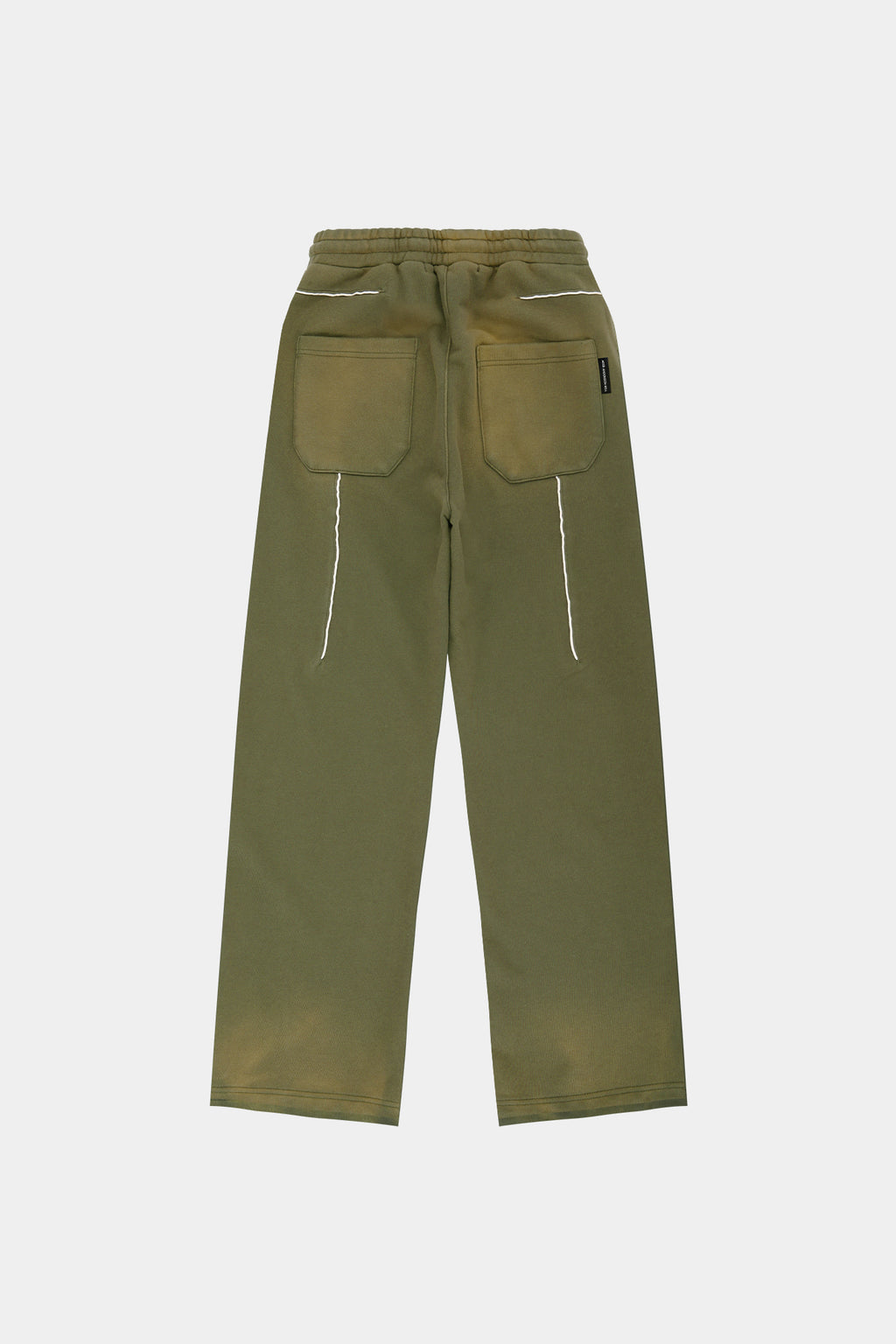 Andersson Bell - Unisex Piping Line Dyed Sweat Pants (Khaki) product image 11 | TRAB K-Fashion Australia