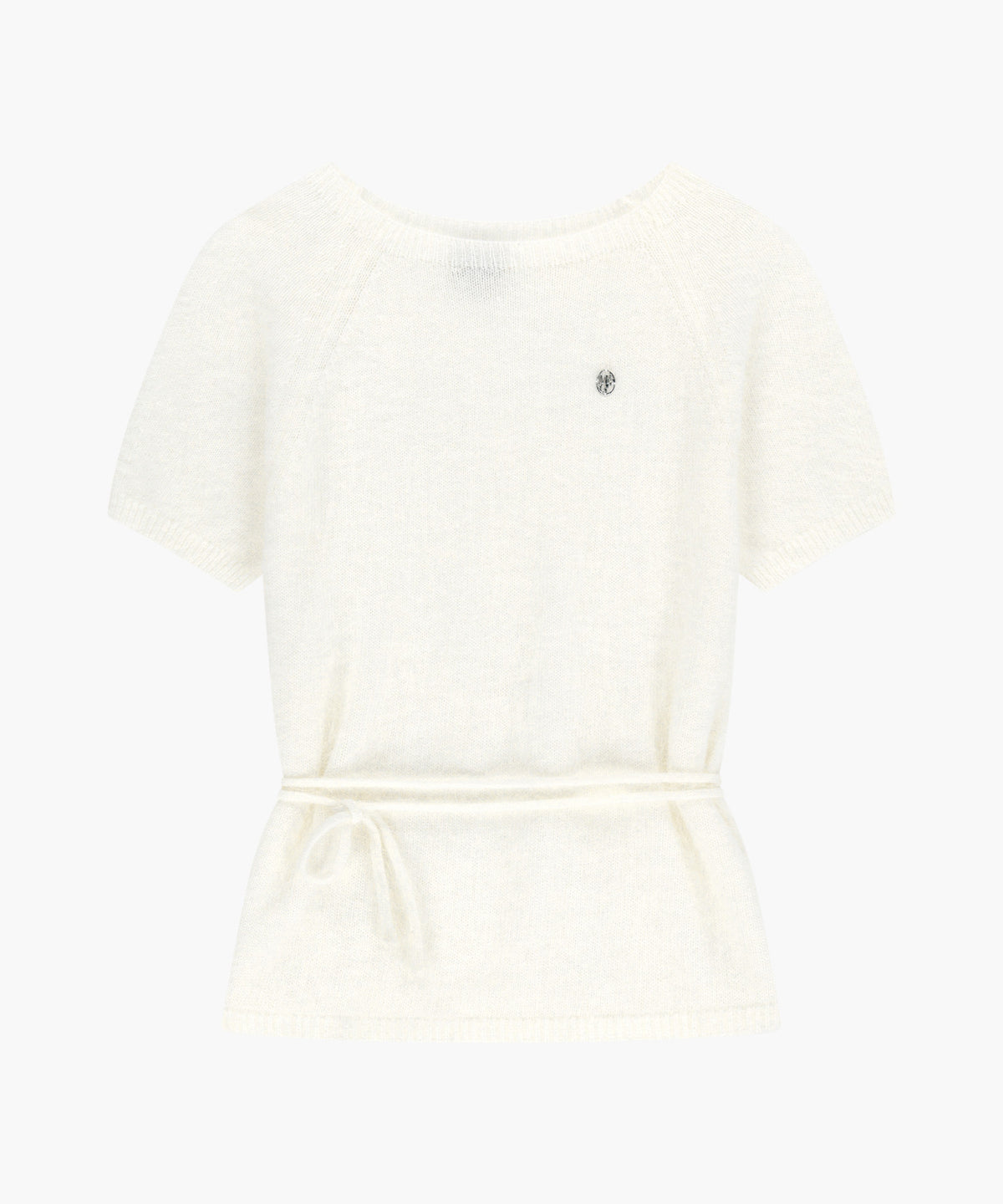 Marithe & Francois Girbaud - Premium Angora Boat Neck Half Knit (Ivory) product image 6 | TRAB K-Fashion Australia