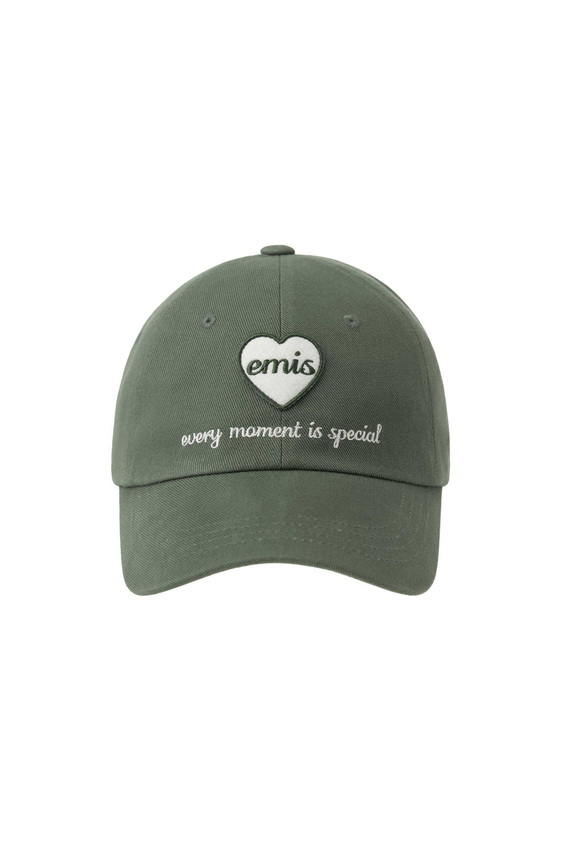Emis - Heart Wappen Ball Cap (Khaki) product image 1 | TRAB K-Fashion Australia