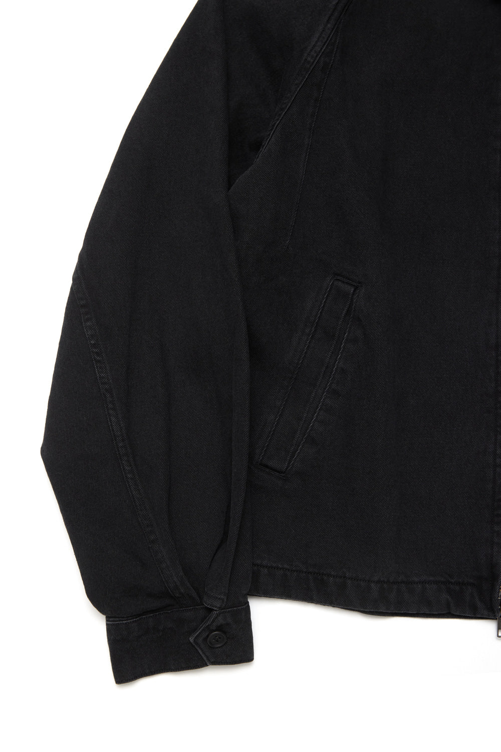 Hatchingroom - Harrington Denim Jacket (Black) product image 4 | TRAB K-Fashion Australia