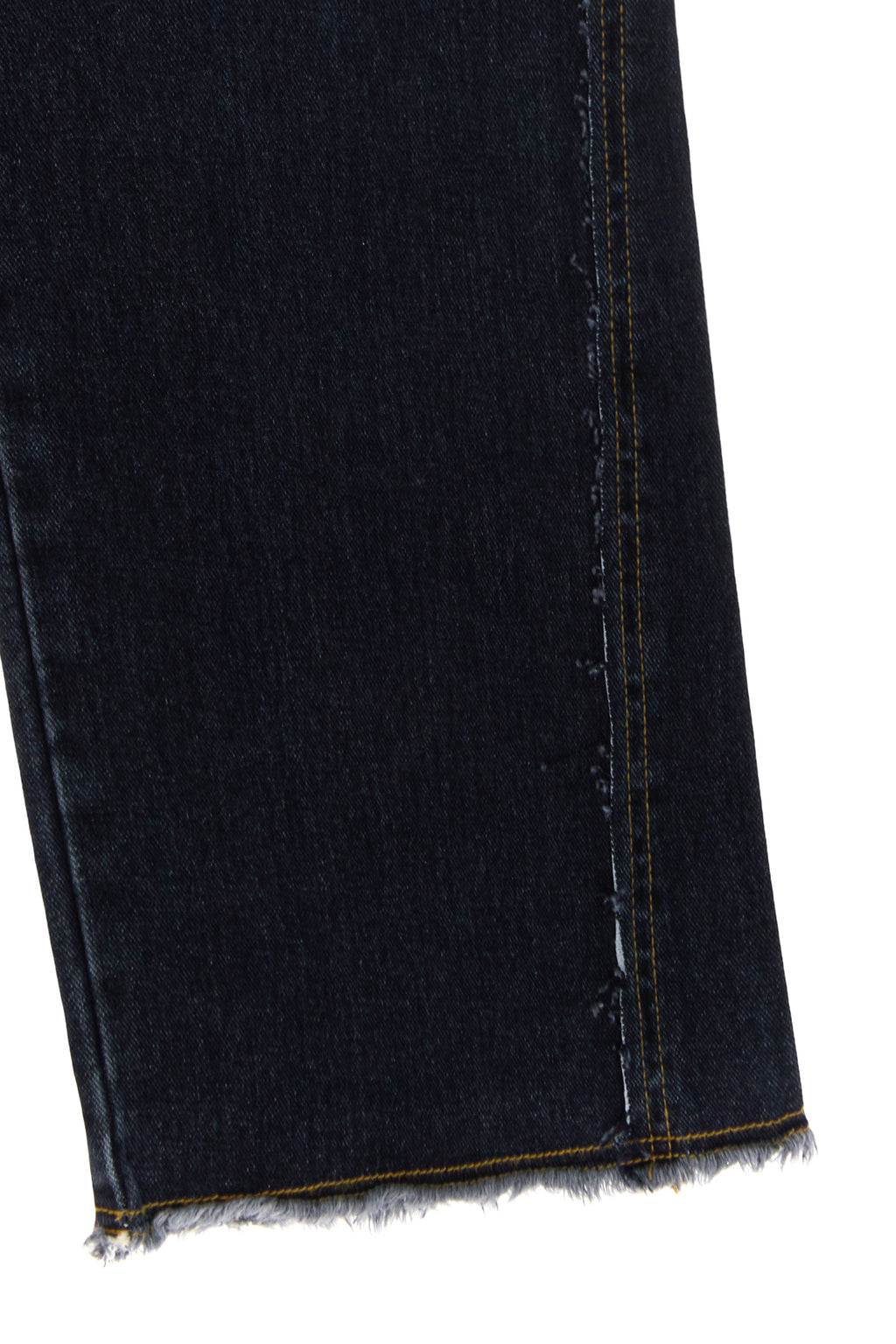 Matin Kim - Waist String Belted Denim Pants (Navy) product image 4 | TRAB K-Fashion Australia