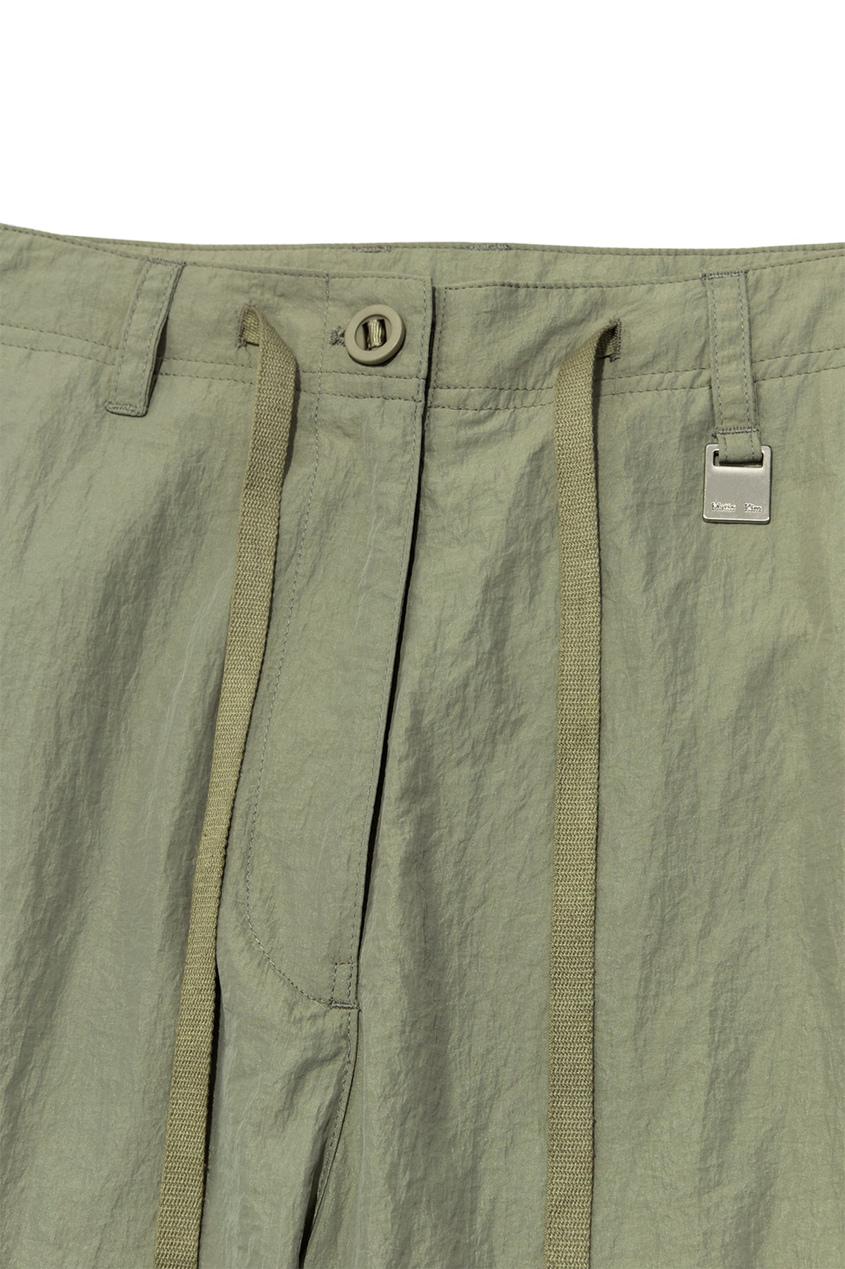 Matin Kim - String Nylon Cargo Pants (Khaki) product image 3 | TRAB K-Fashion Australia