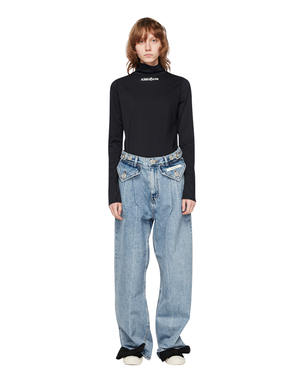 Kimhe Kim - Two Pocket Pants (Sky Blue) product image 1 | TRAB K-Fashion Australia
