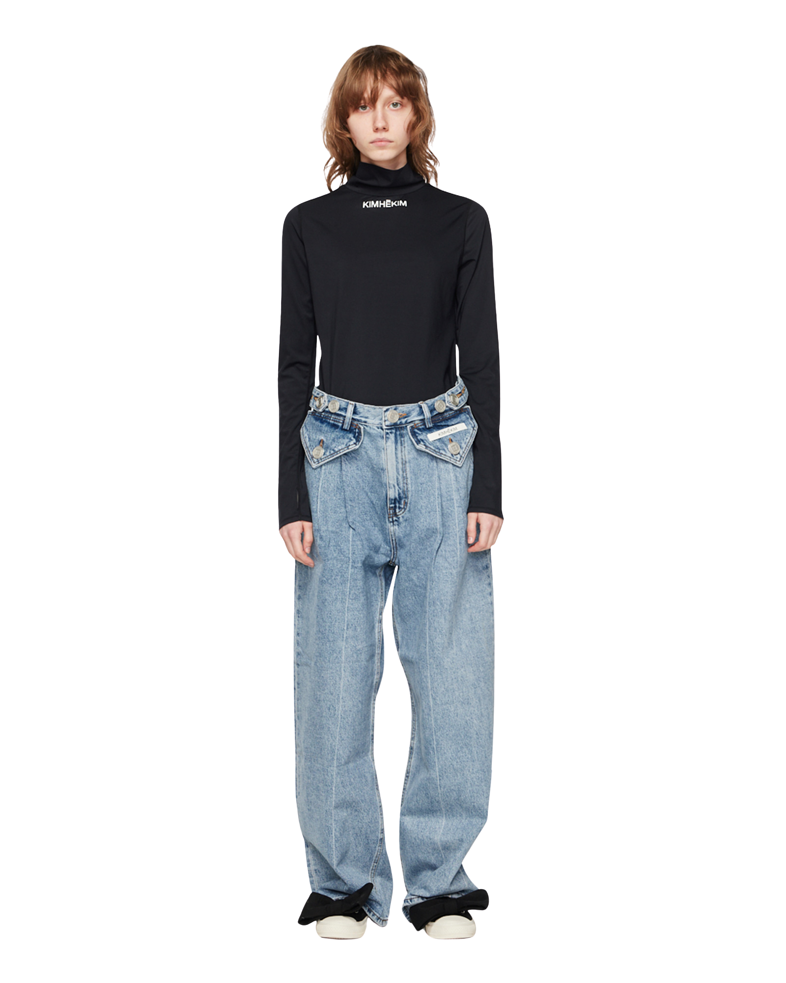 Kimhe Kim - Two Pocket Pants (Sky Blue) product image 1 | TRAB K-Fashion Australia