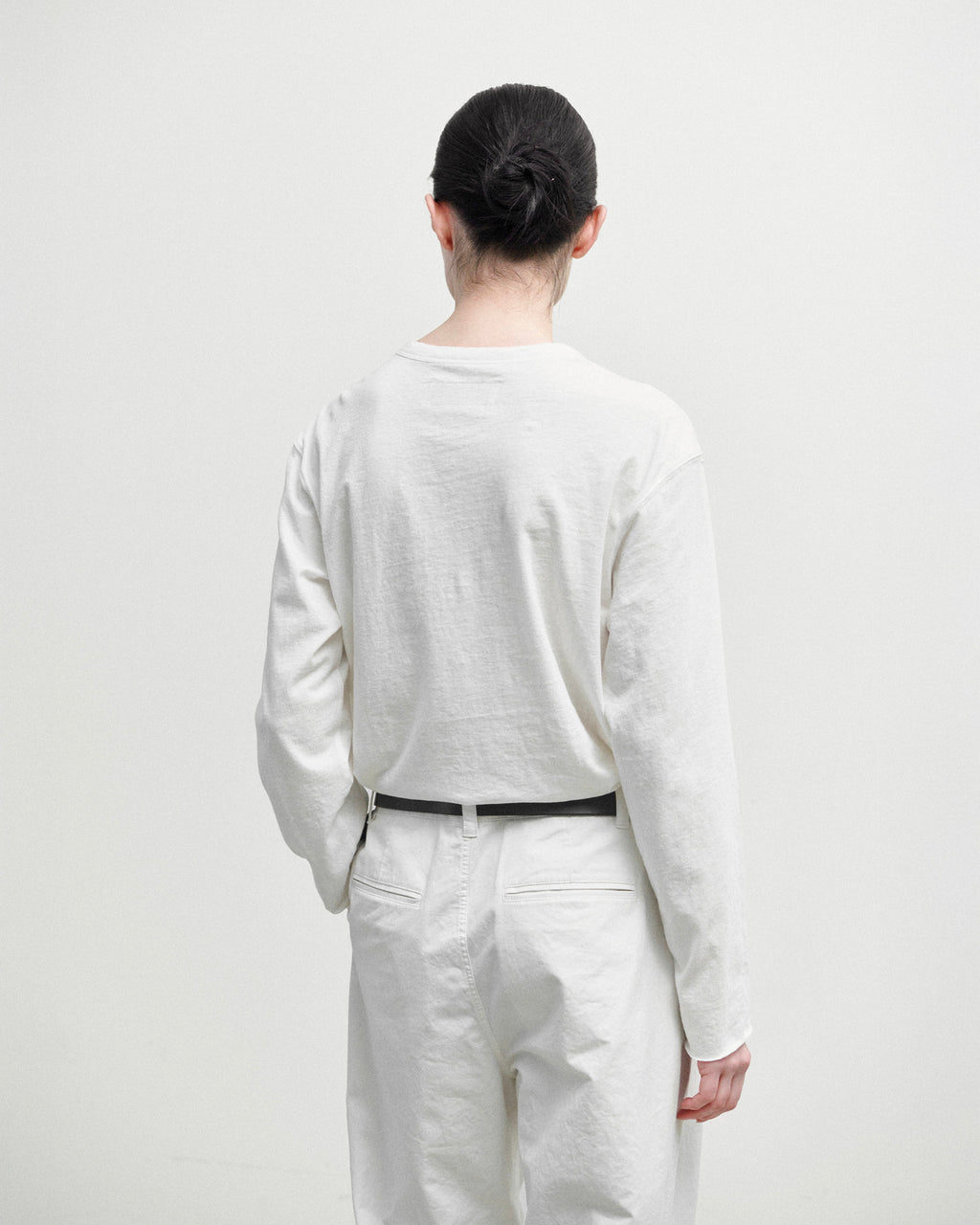 Brownyard - Cut Off Long Sleeve (Ivory) product image 2 | TRAB K-Fashion Australia