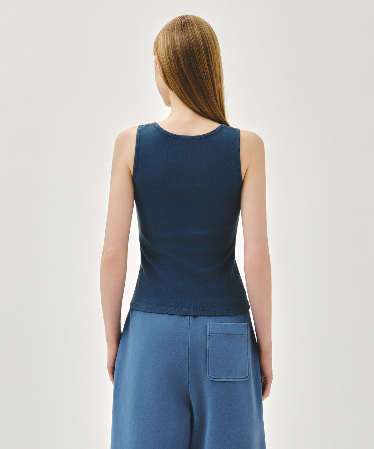 Marithe & Francois Girbaud - Regular Logo Sleeveless (Blue) product image 3 | TRAB K-Fashion Australia