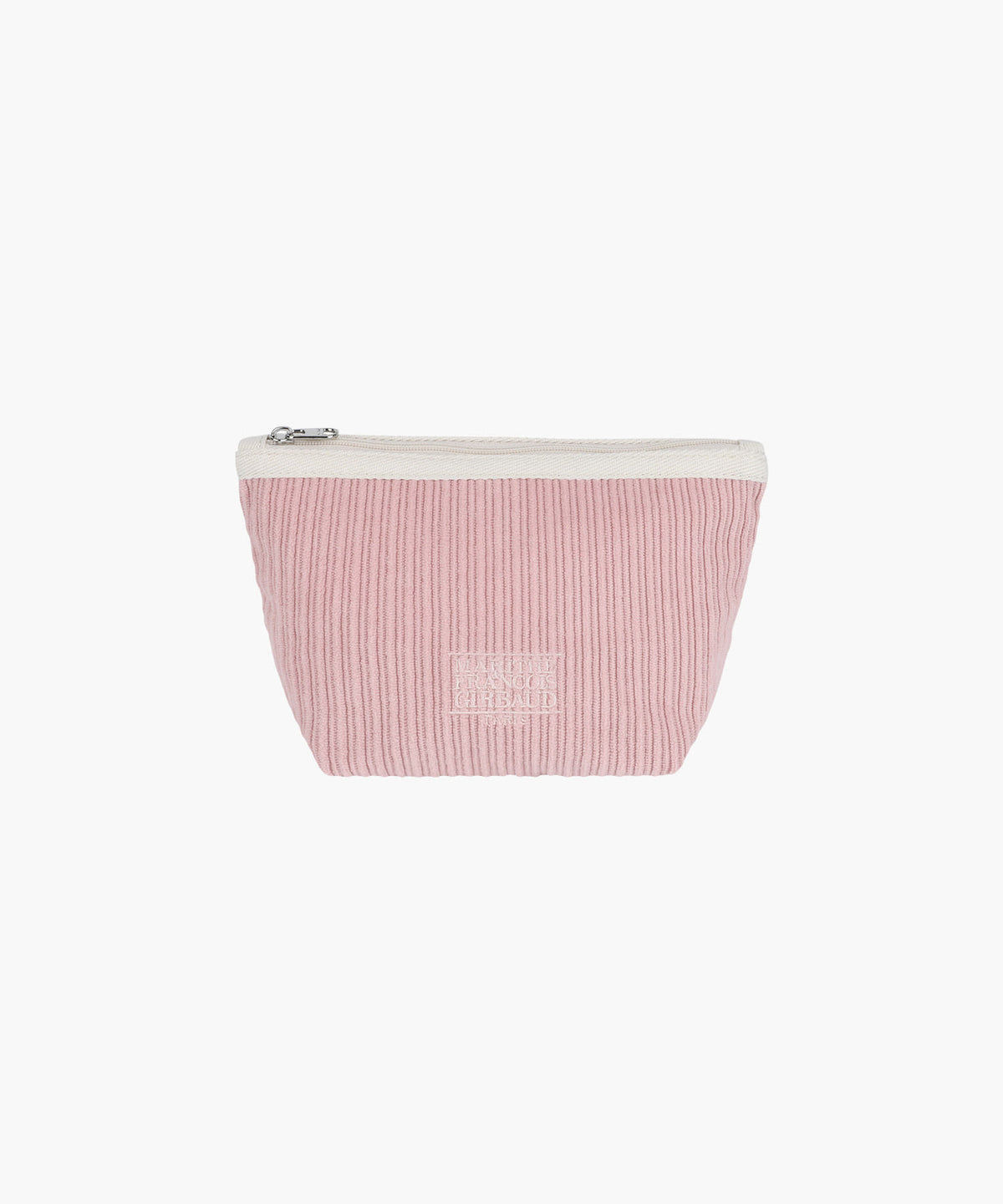 Marithe & Francois Girbaud - Classic Logo Corduroy Pouch (Pink) product image 1 | TRAB K-Fashion Australia