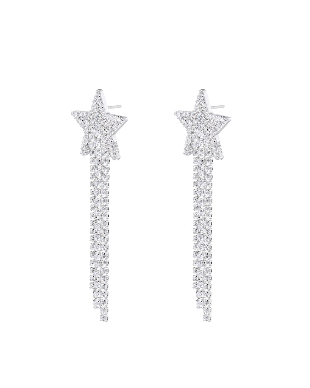 Numbering - Pave Star Drop Earrings #4112 product image 10 | TRAB K-Fashion Australia