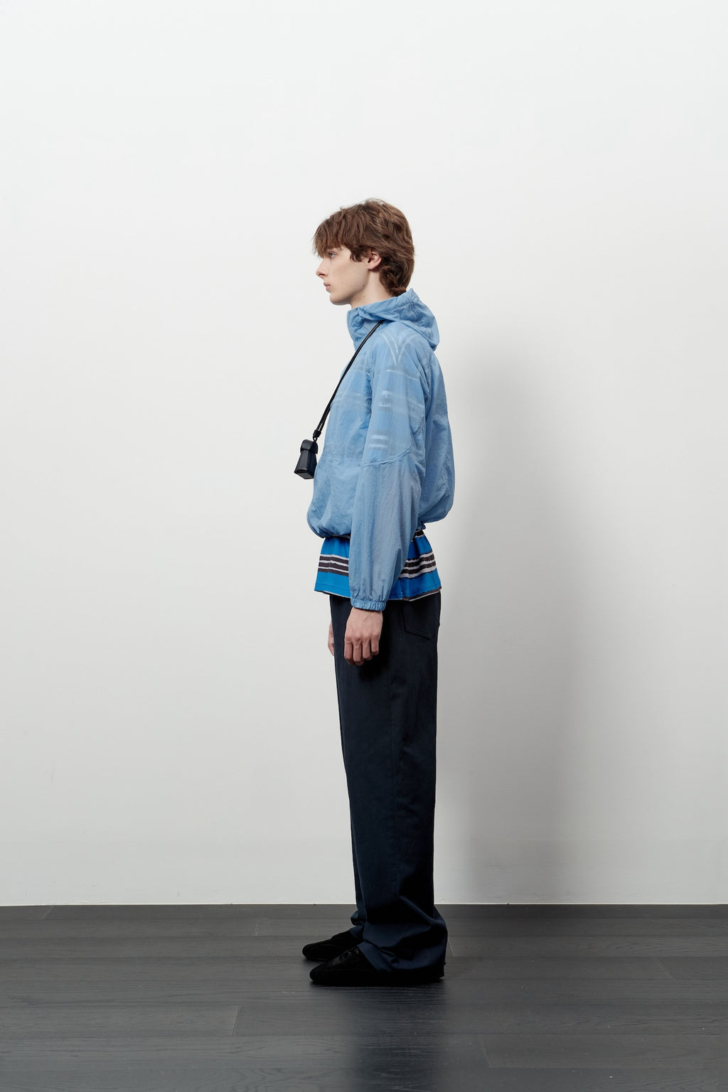 Stu - Round Cut Windbreaker (Skyblue) product image 3 | TRAB K-Fashion Australia