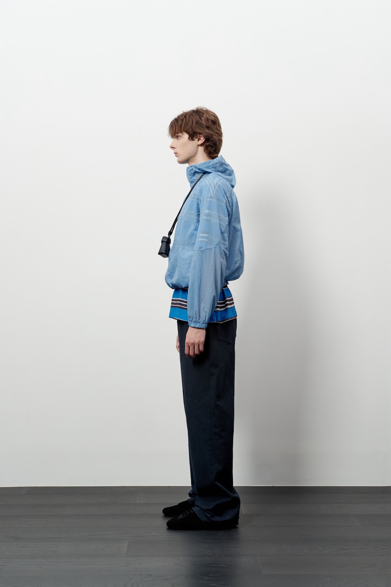 Stu - Round Cut Windbreaker (Skyblue) product image 3 | TRAB K-Fashion Australia