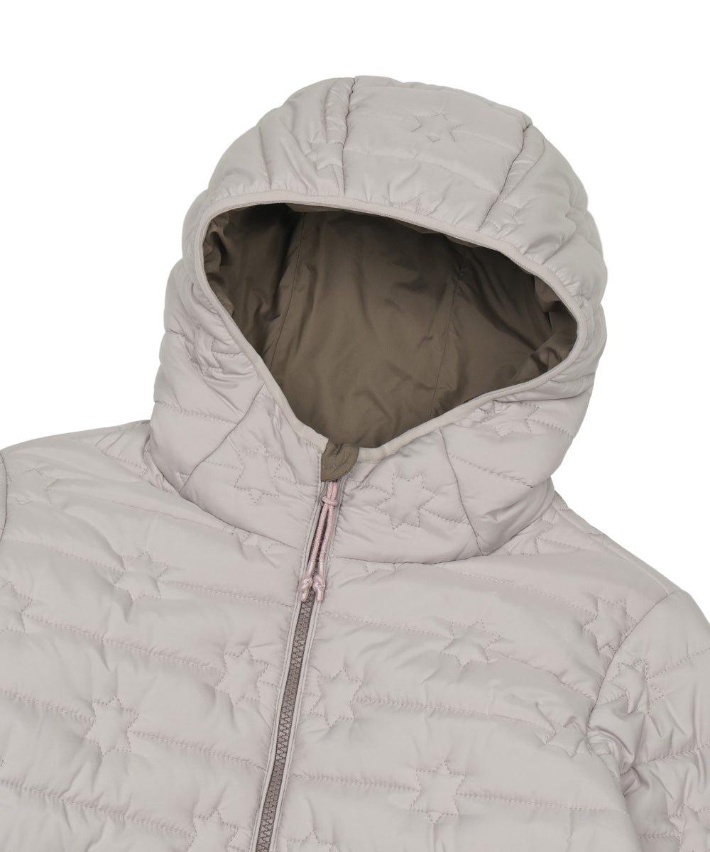 Coyseio - Fluffy Light Padded Jacket (Light Beige) product image 14 | TRAB K-Fashion Australia