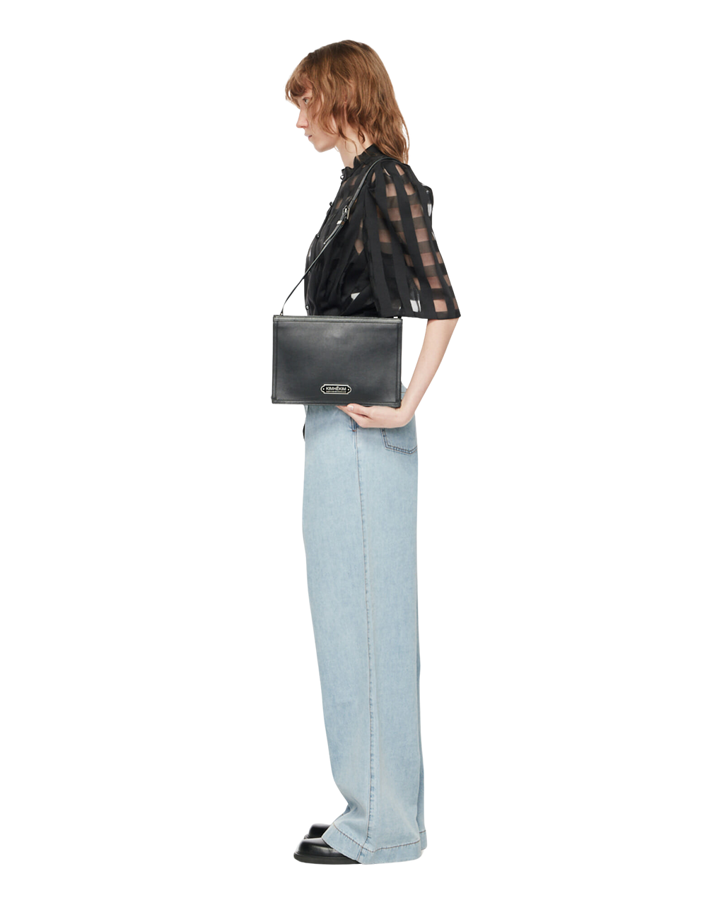 Kimhe Kim - Summer Pleated Wide Jeans (Sky Blue) product image 3 | TRAB K-Fashion Australia