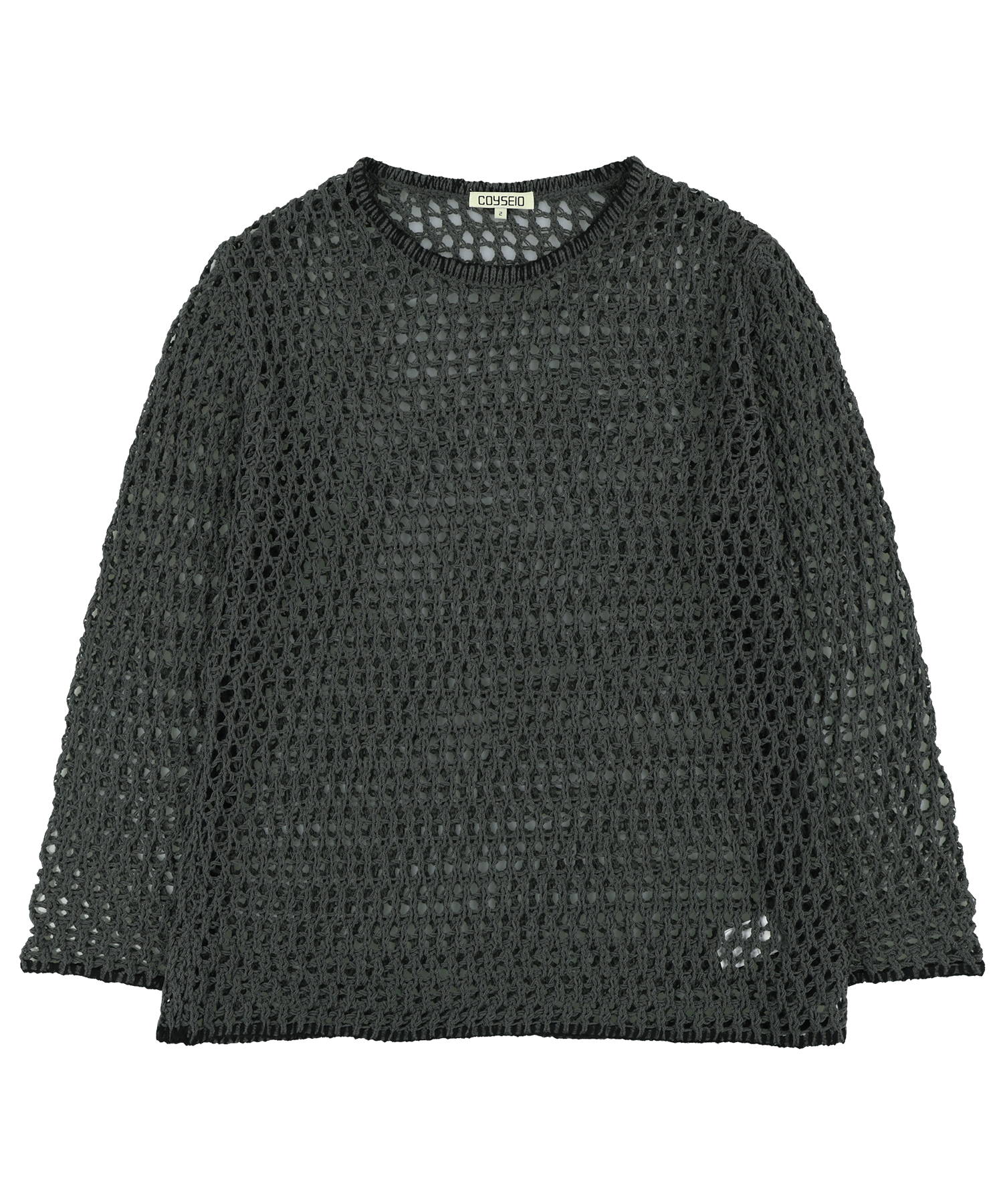 Coyseio - Hole Knit (Charcoal) product image 1 | TRAB K-Fashion Australia