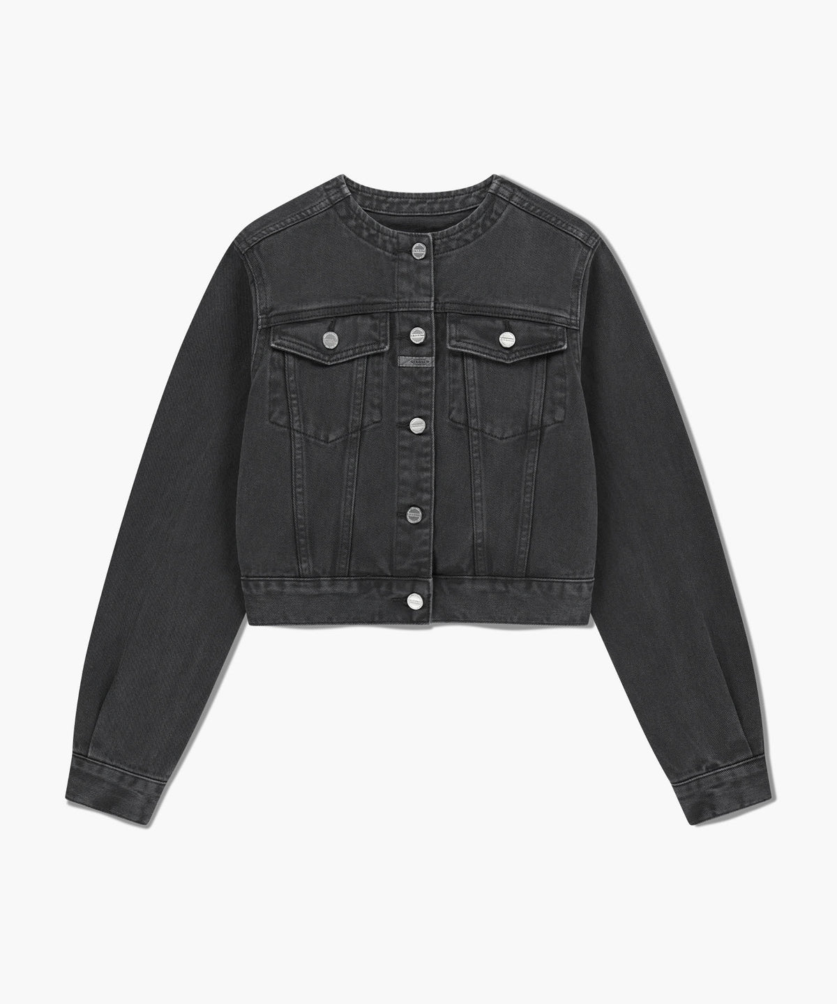 Marithe & Francois Girbaud - Collarless Denim Jacket (Dark Gray) product image 6 | TRAB K-Fashion Australia