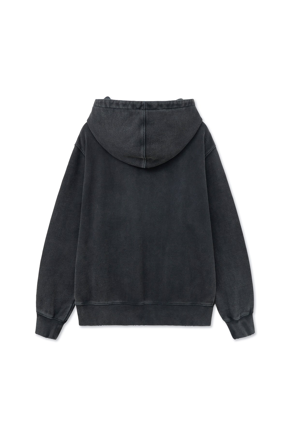 Matin Kim - Vintage Color Dying Logo Hoody (Charcoal) product image 2 | TRAB K-Fashion Australia