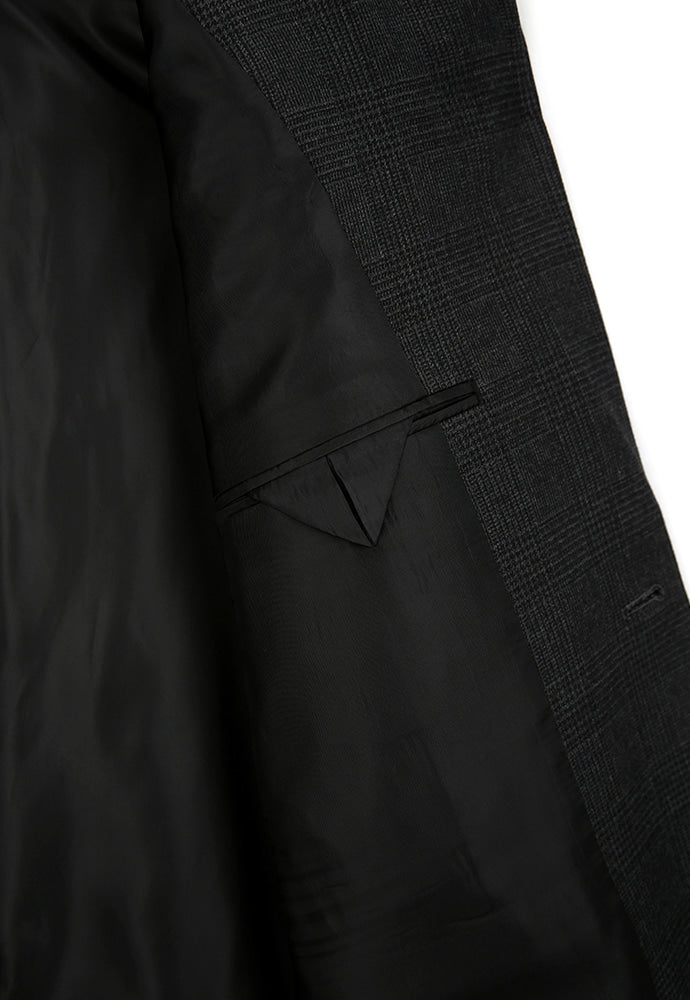 Tonywack - Signature 2-Button Blazer (Charcoal Grey Check) product image 10 | TRAB K-Fashion Australia